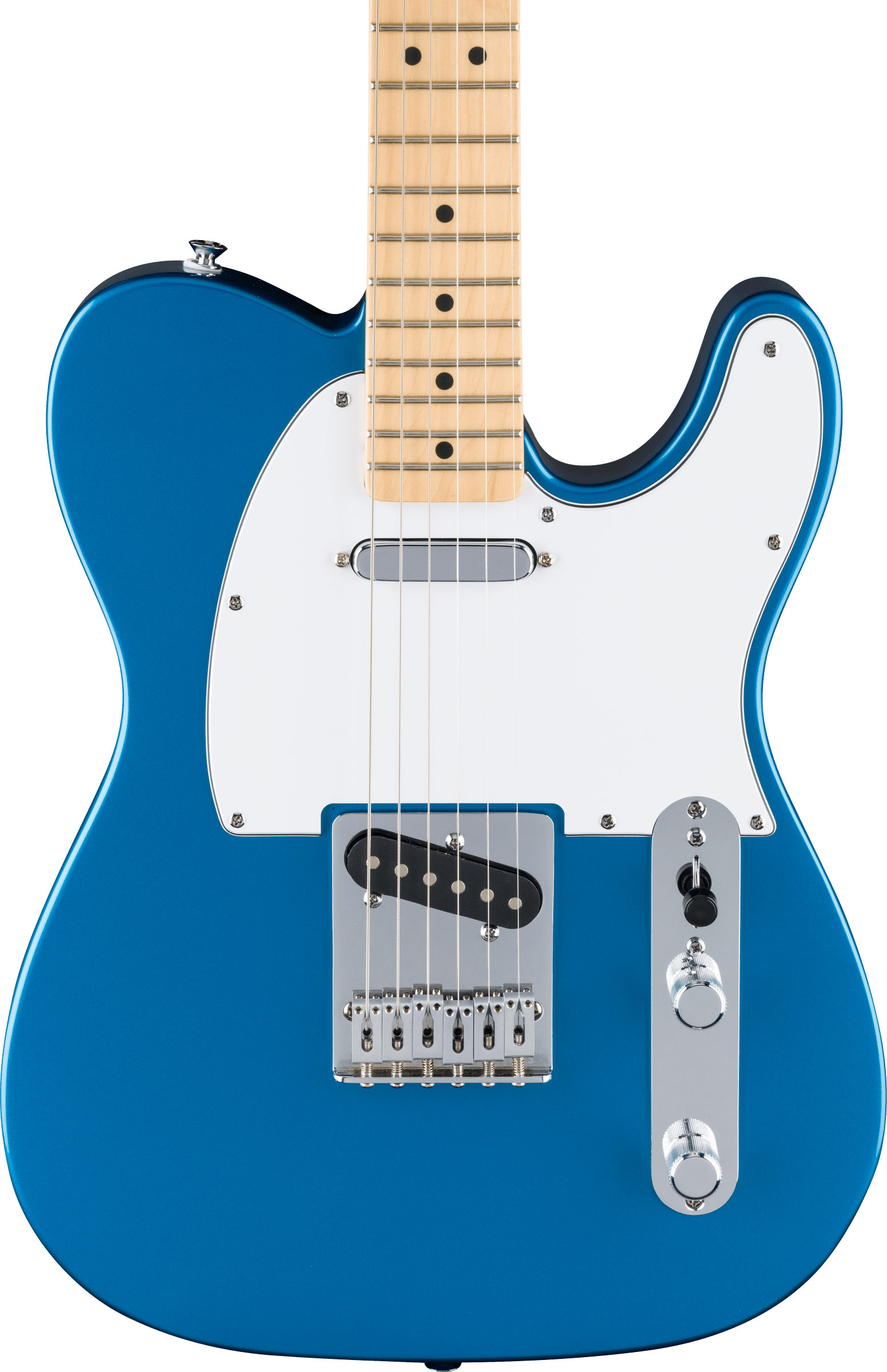 Fender® Standard Telecaster®, Maple Fingerboard, White Pickguard, Aqua Marine Metallic