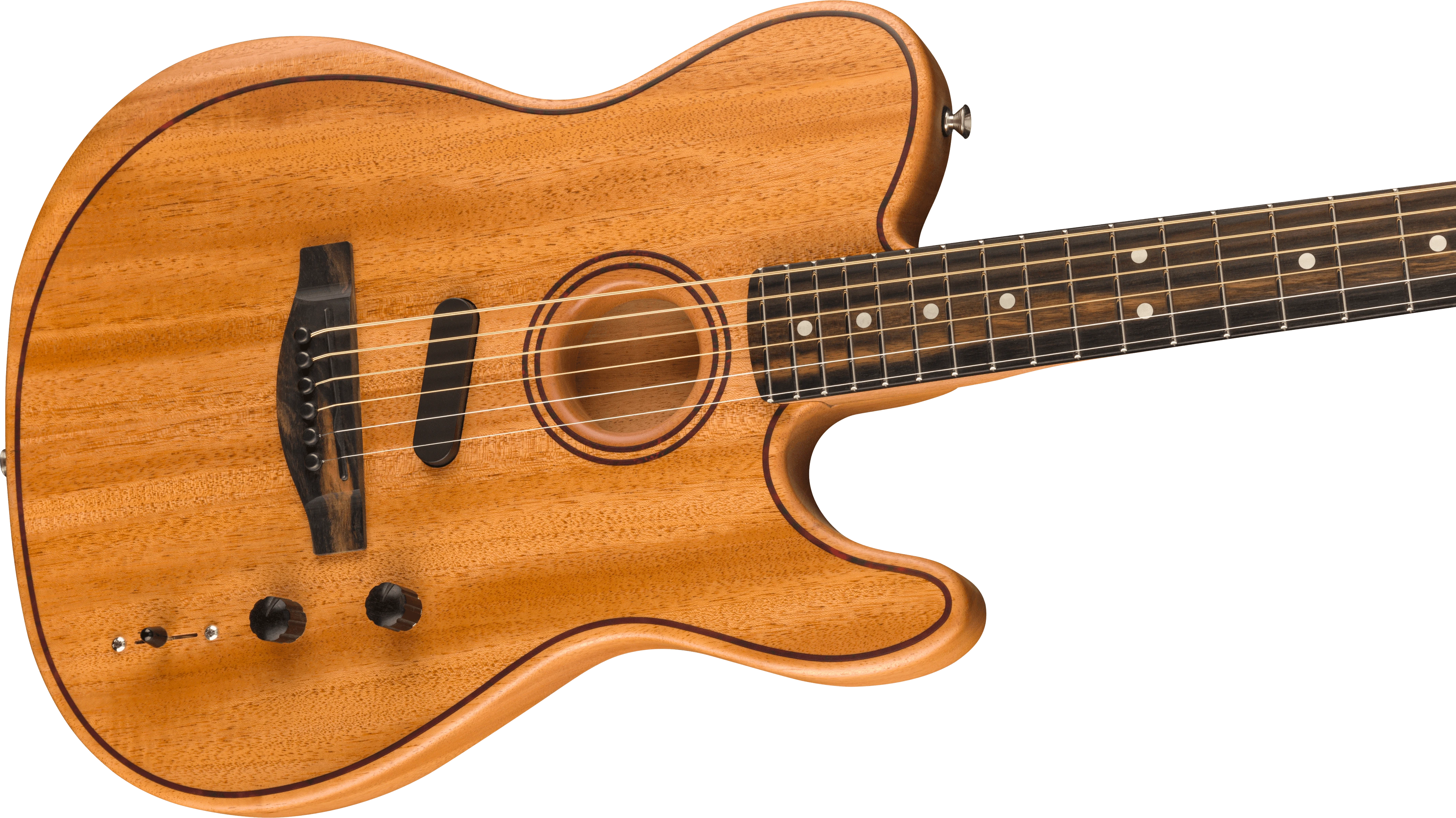 Fender® American Acoustasonic® Telecaster® All-Mahogany, Ebony Fingerboard, Natural