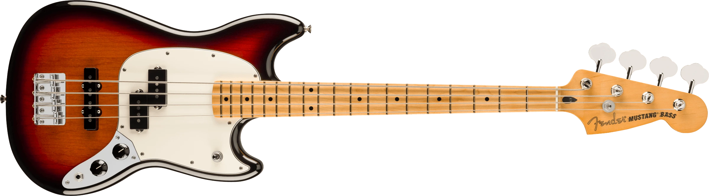 Fender® Player II Mustang® Bass PJ, Maple Fingerboard, 3-Color Sunburst