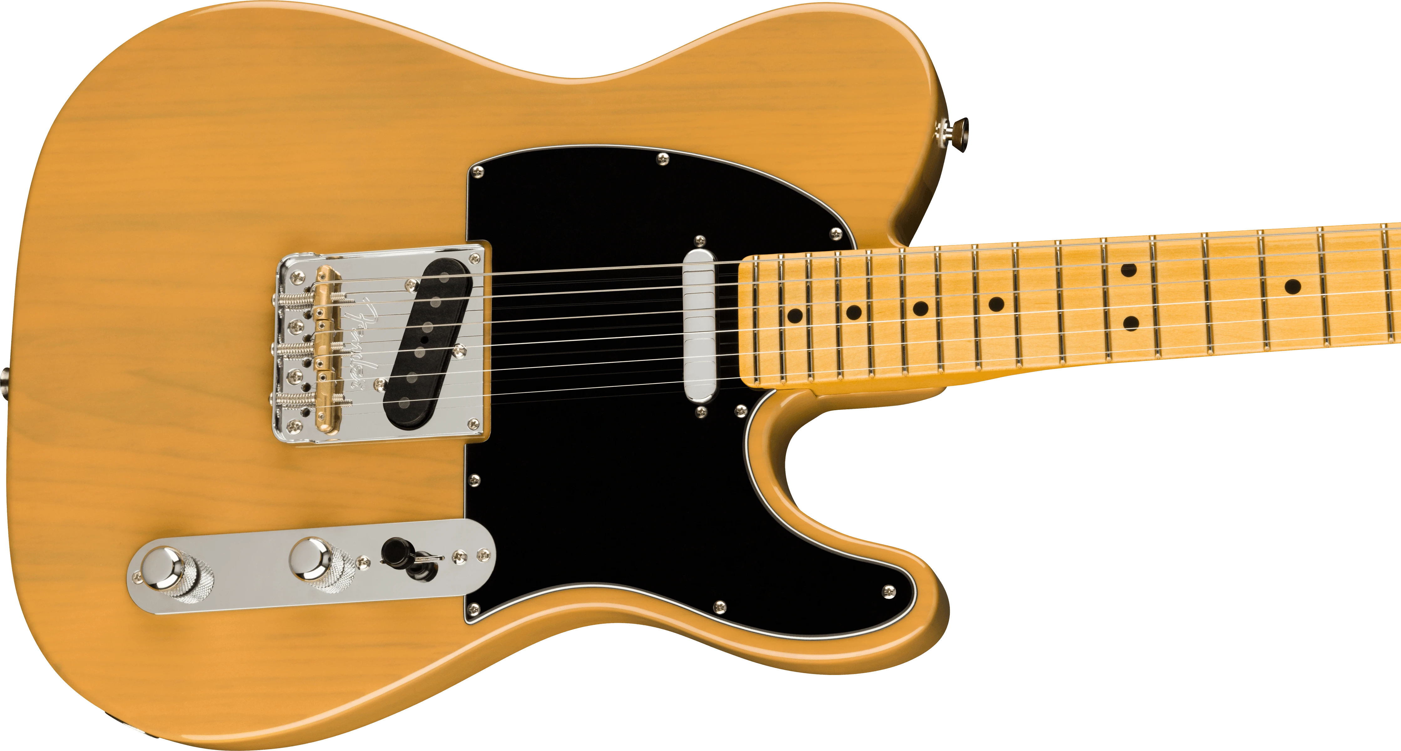 Fender® American Professional II Telecaster®, Maple Fingerboard, Butterscotch Blonde