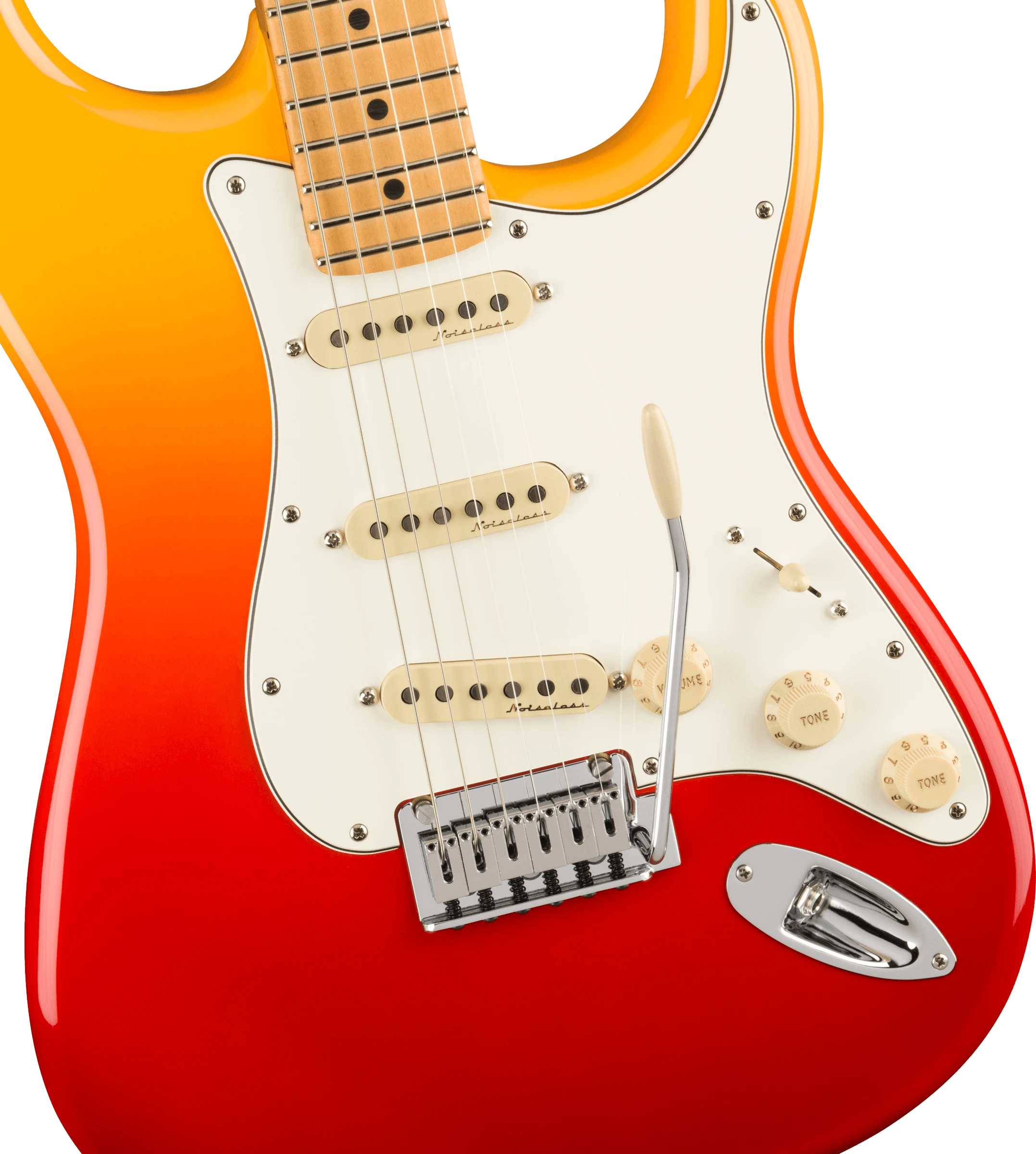 Fender® Player Plus Stratocaster®, Maple Fingerboard, Tequila Sunrise
