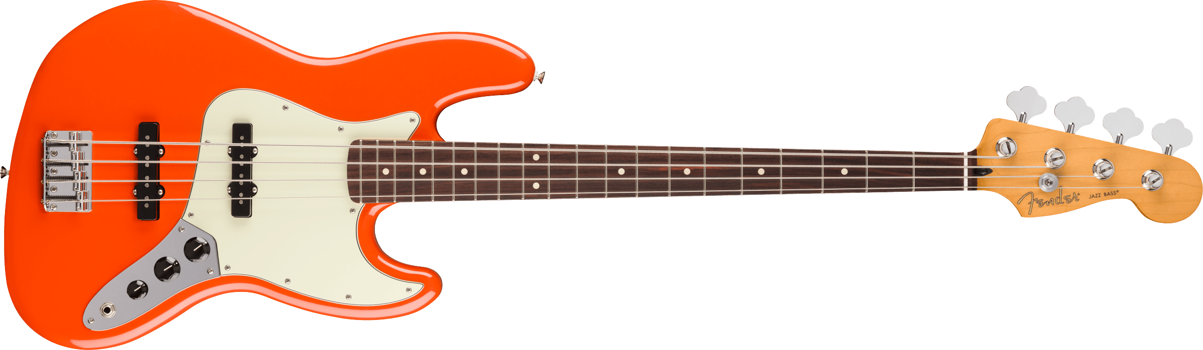 Fender® Player II Jazz Bass®, Rosewood Fingerboard, Rallye Orange