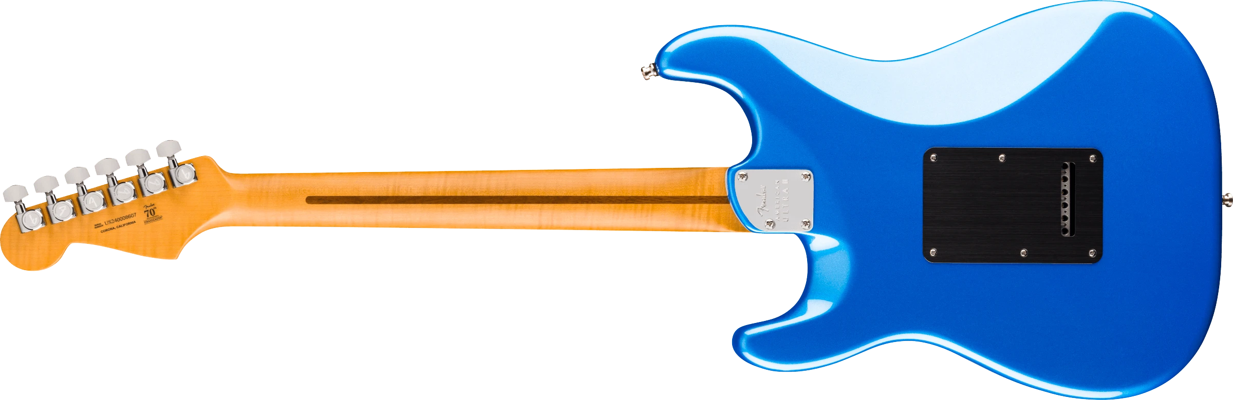 Fender® American Ultra II Stratocaster® HSS, Ebony Fingerboard, Noble Blue