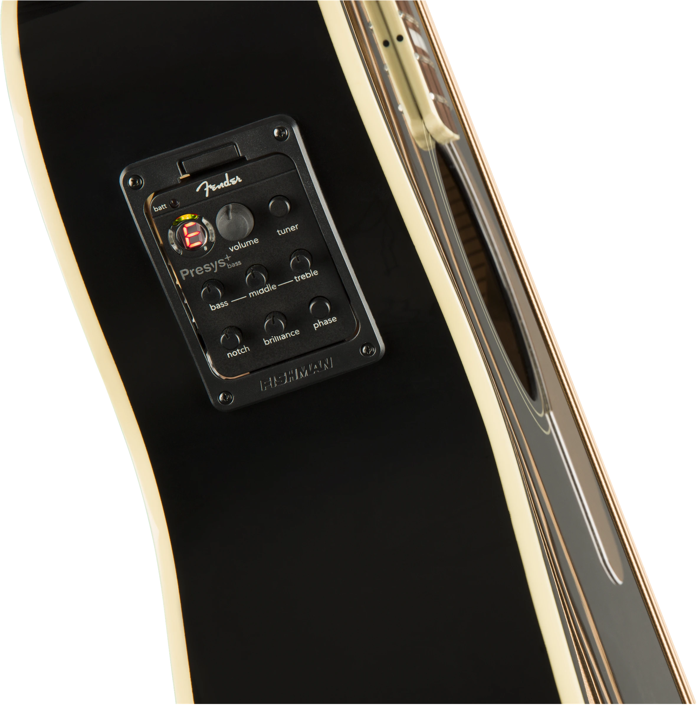 Fender® Kingman Bass, Walnut Fingerboard, Black