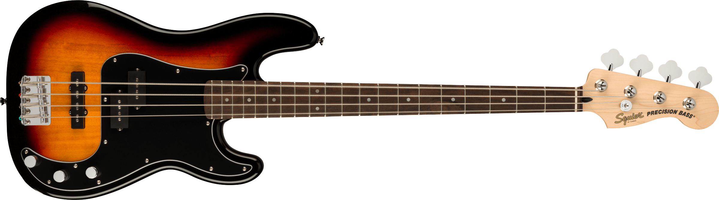 Squier® Affinity Series® Precision Bass® PJ Pack, Laurel Fingerboard, 3-Color Sunburst, Gig Bag, Rumble 15 - 230V UK