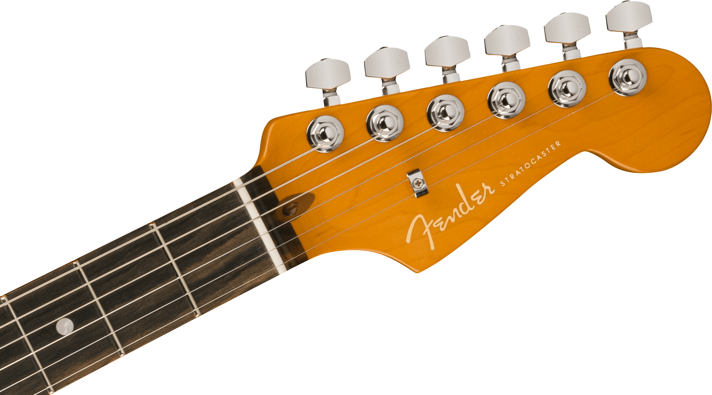 Fender® American Ultra Stratocaster®, Ebony Fingerboard, Bubble Gum Metallic