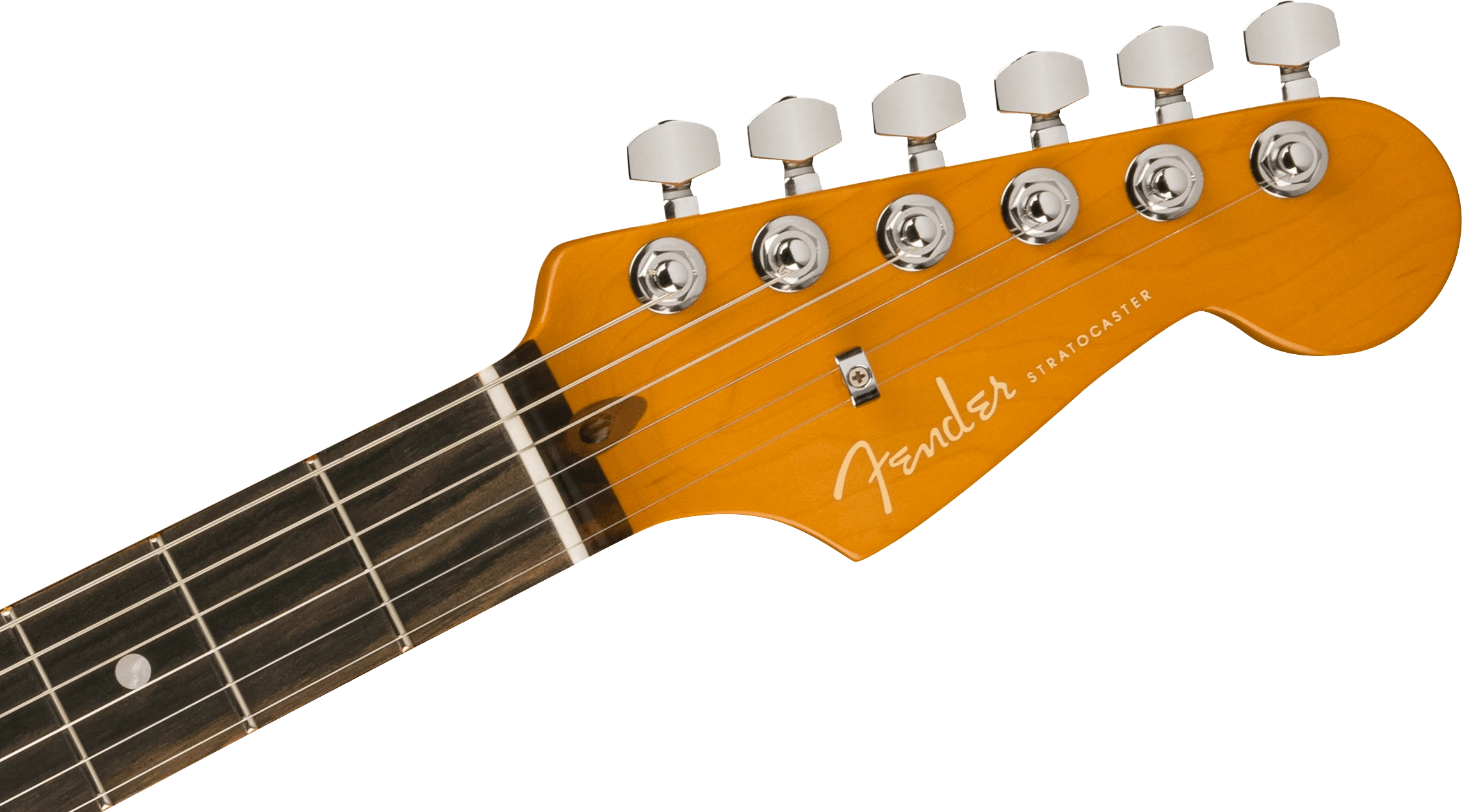 Fender® American Ultra Stratocaster®, Ebony Fingerboard, Bubble Gum Metallic