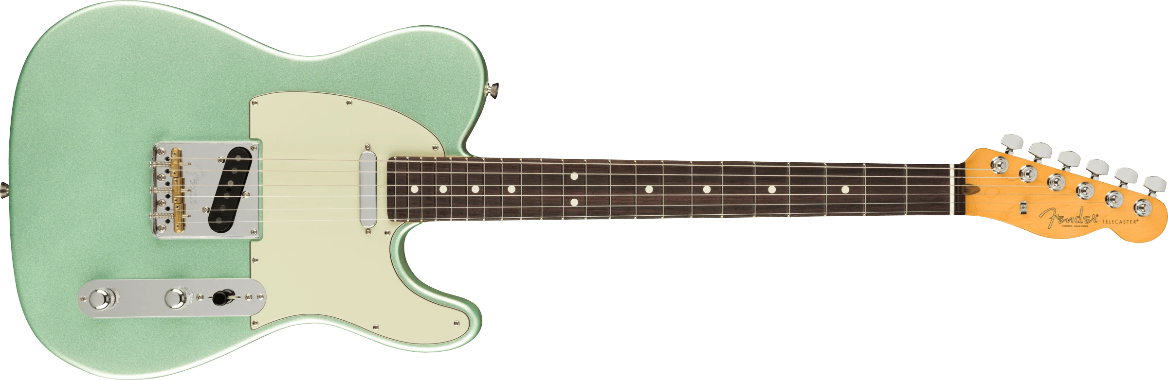 Fender® American Professional II Telecaster®, Rosewood Fingerboard, Mystic Surf Green