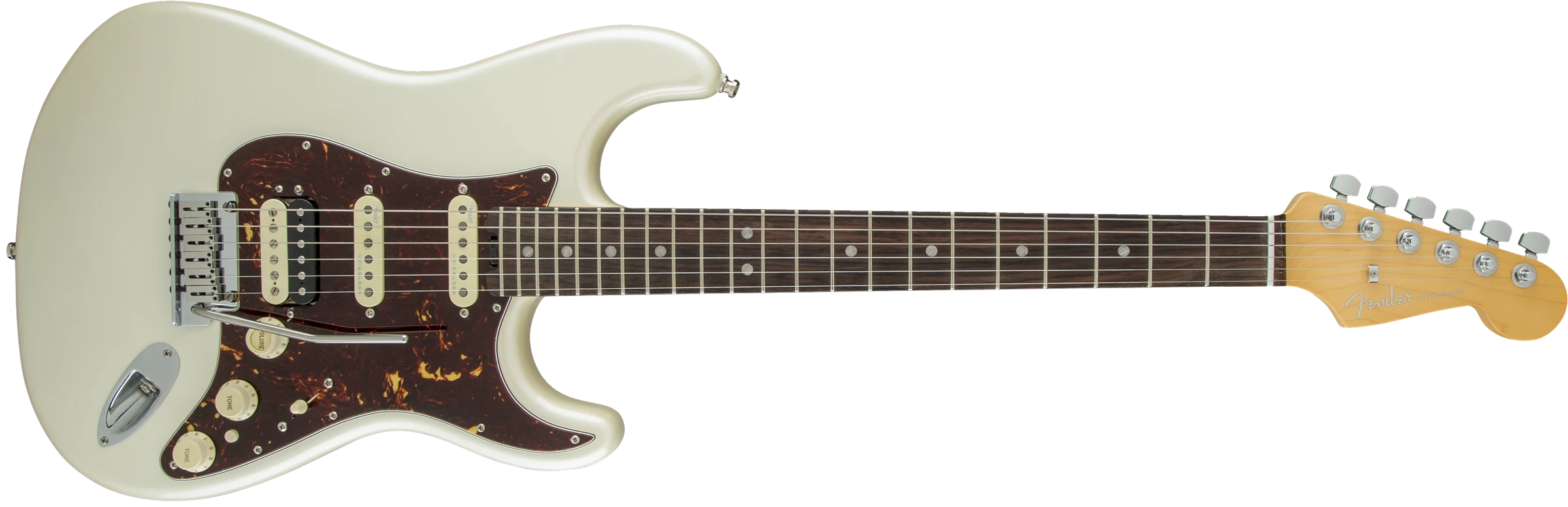 Fender® American Elite Stratocaster® HSS ShawBucker™, Rosewood Fingerboard, Olympic Pearl