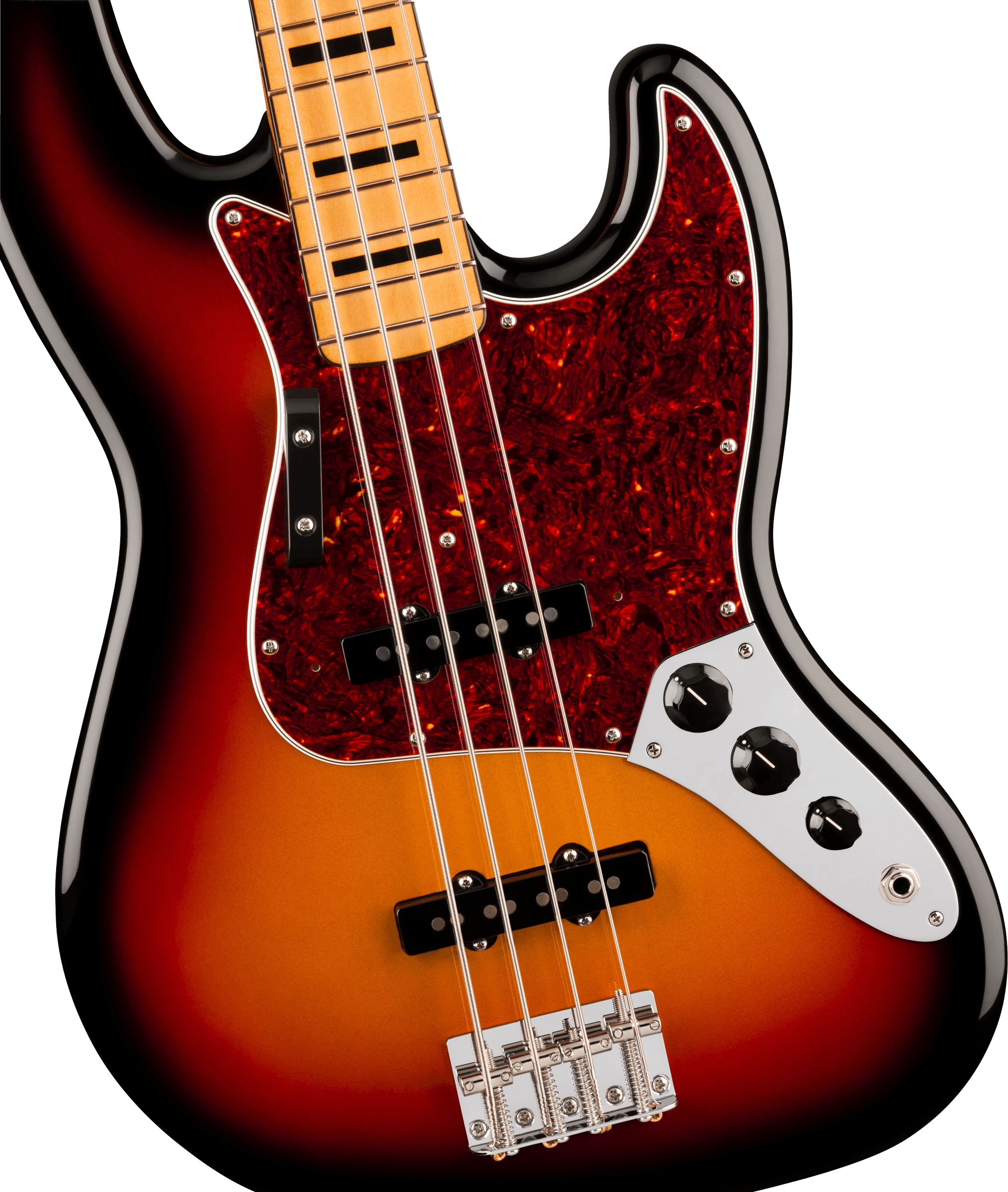 Fender® Vintera® III Early '70s Jazz Bass®, Maple Fingerboard, 3-Color Sunburst
