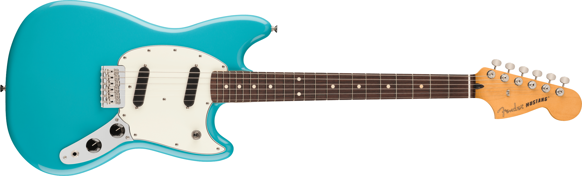 Fender® Player II Mustang®, Rosewood Fingerboard, Aquatone Blue