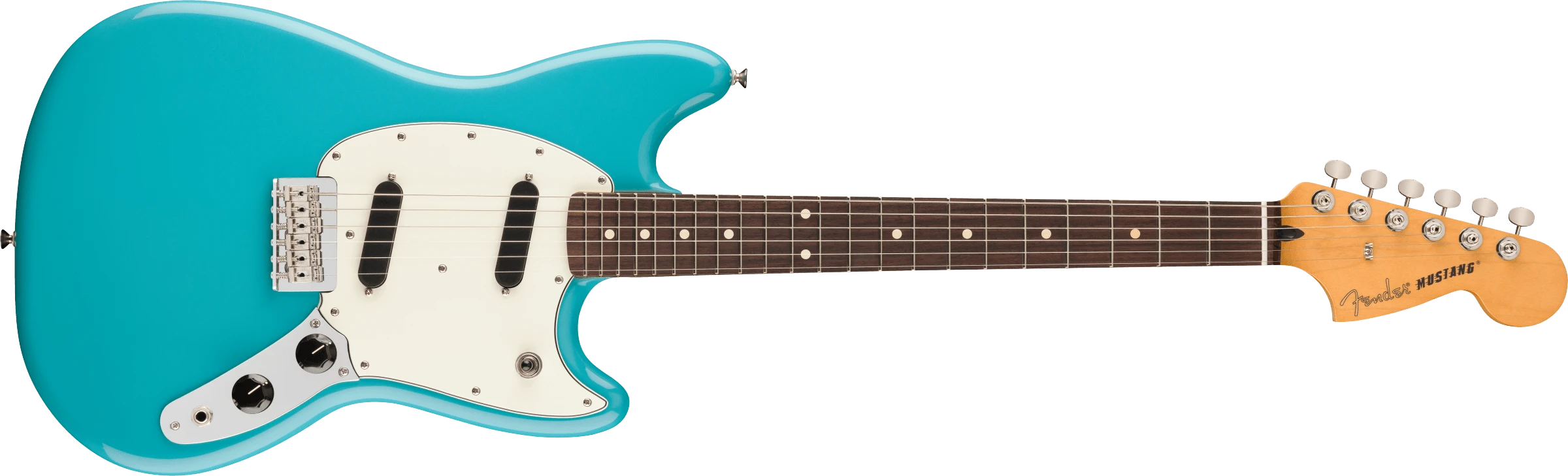 Fender® Player II Mustang®, Rosewood Fingerboard, Aquatone Blue