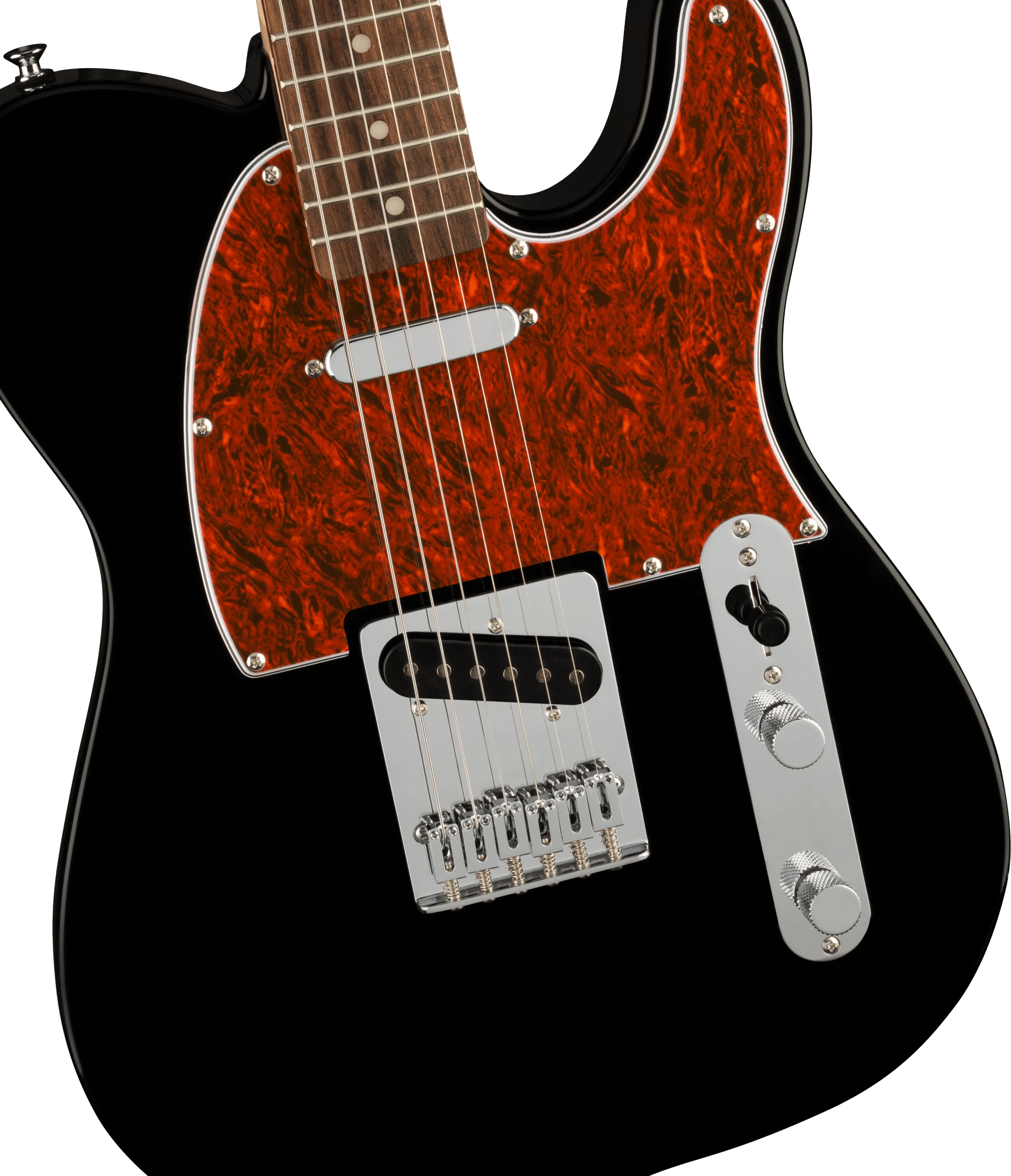 Squier® FSR Affinity Series® Telecaster®, Laurel Fingerboard, Tortoiseshell Pickguard, Black