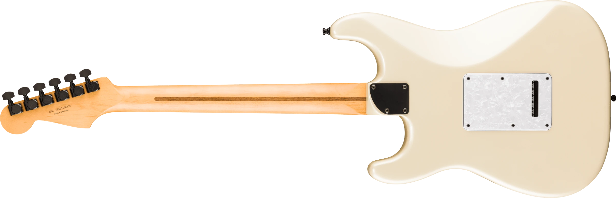 Fender® Limited Edition Player Fusion Stratocaster® HSS, Ebony Fingerboard, Olympic Pearl