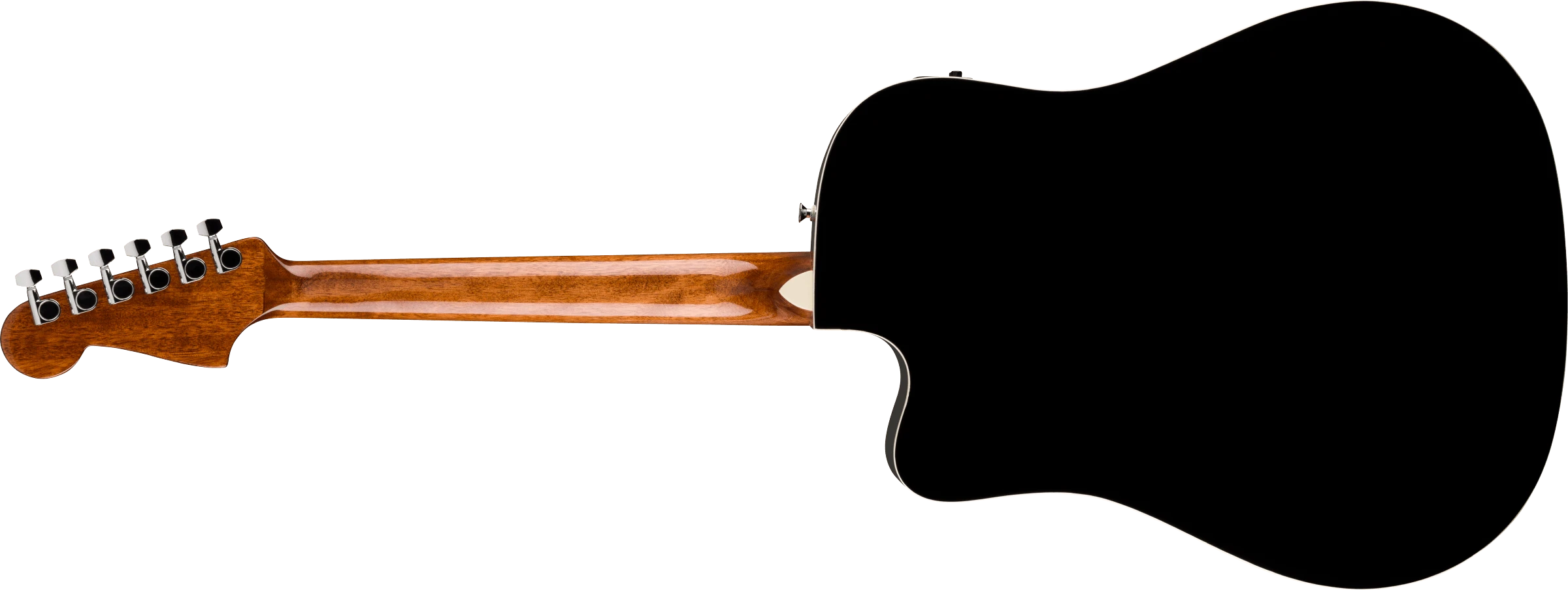 Fender® California Standard Redondo™ CE, Spruce Top, Ivory Pickguard, Black