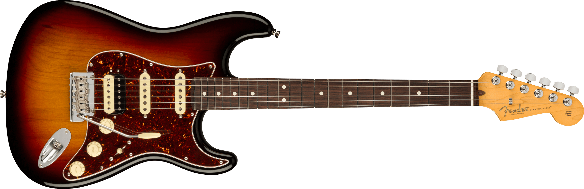 Fender® American Professional II Stratocaster® HSS, Rosewood Fingerboard, 3-Color Sunburst