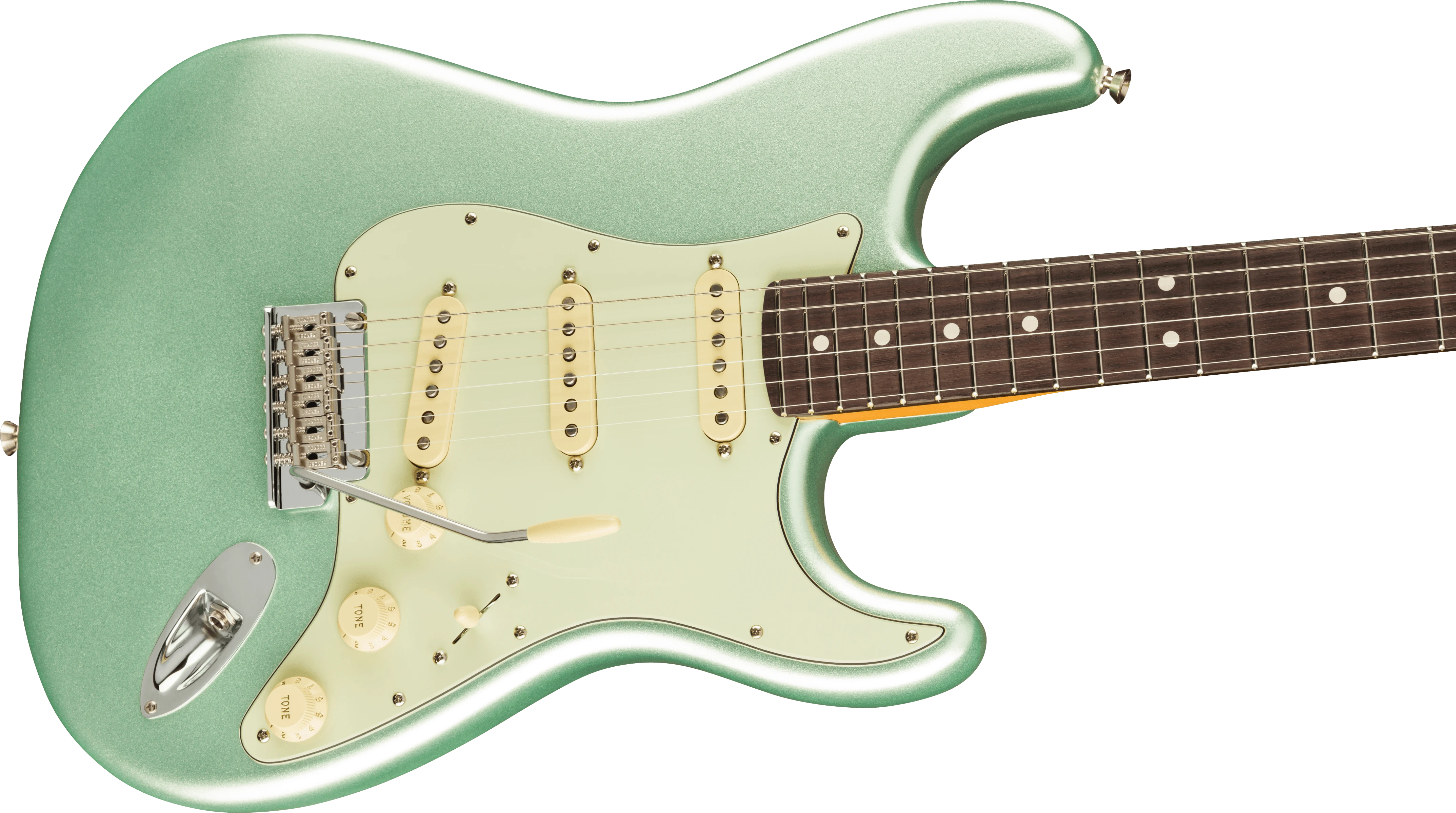 Fender® American Professional II Stratocaster®, Rosewood Fingerboard, Mystic Surf Green