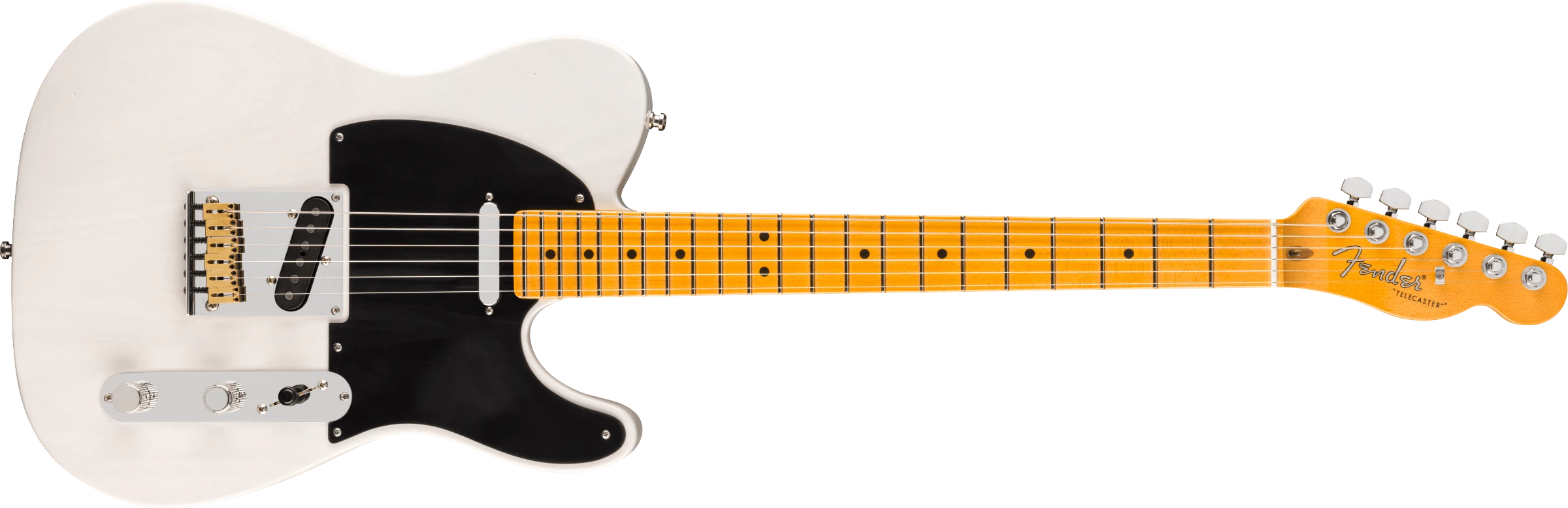 Fender® American Ultra Luxe Vintage '50s Telecaster®, Maple Fingerboard, White Blonde