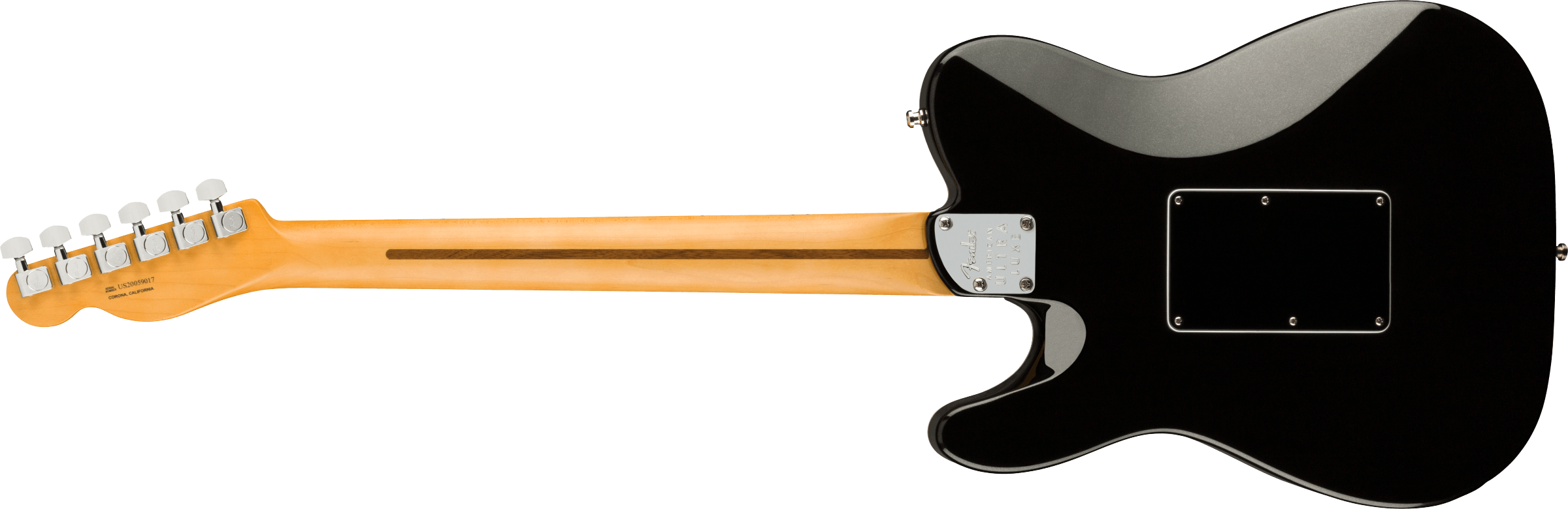 Fender® American Ultra Luxe Telecaster® Floyd Rose® HH, Maple Fingerboard, Mystic Black