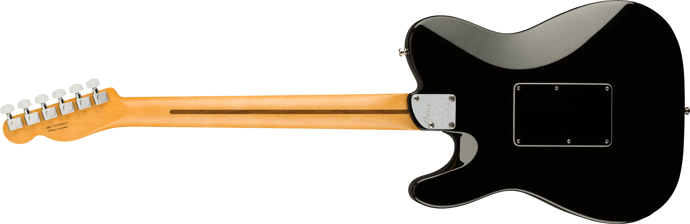 Fender® American Ultra Luxe Telecaster® Floyd Rose® HH, Maple Fingerboard, Mystic Black