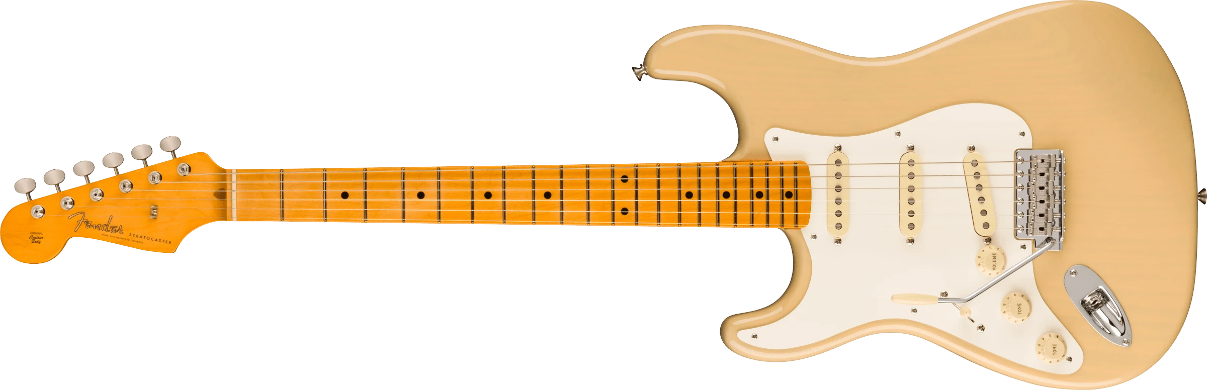Fender® American Vintage II 1957 Stratocaster® Left-Hand, Maple Fingerboard, Vintage Blonde