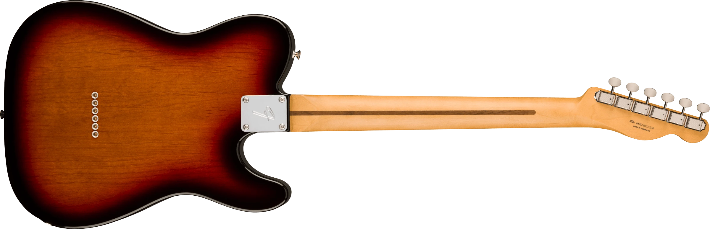 Fender® Player II Telecaster® Left-Hand, Maple Fingerboard, 3-Color Sunburst