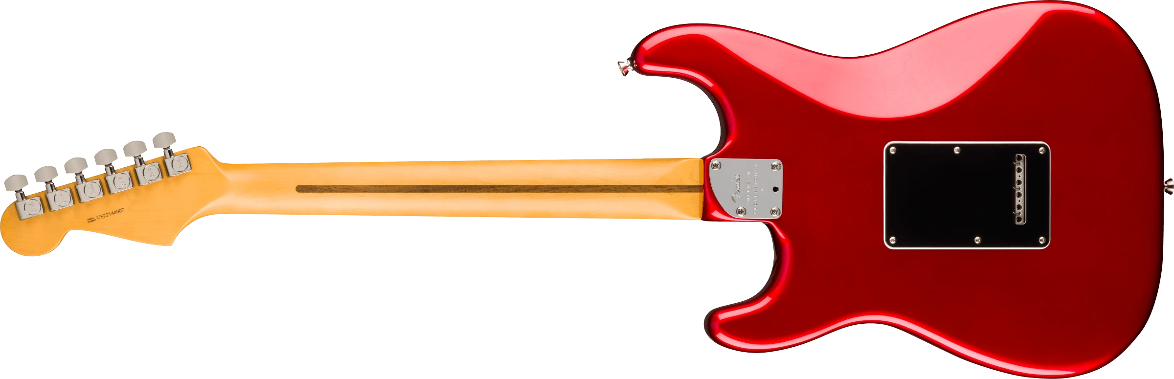 Fender® Limited Edition American Professional II Stratocaster®, Ebony Fingerboard with Black Headstock, Candy Apple Red