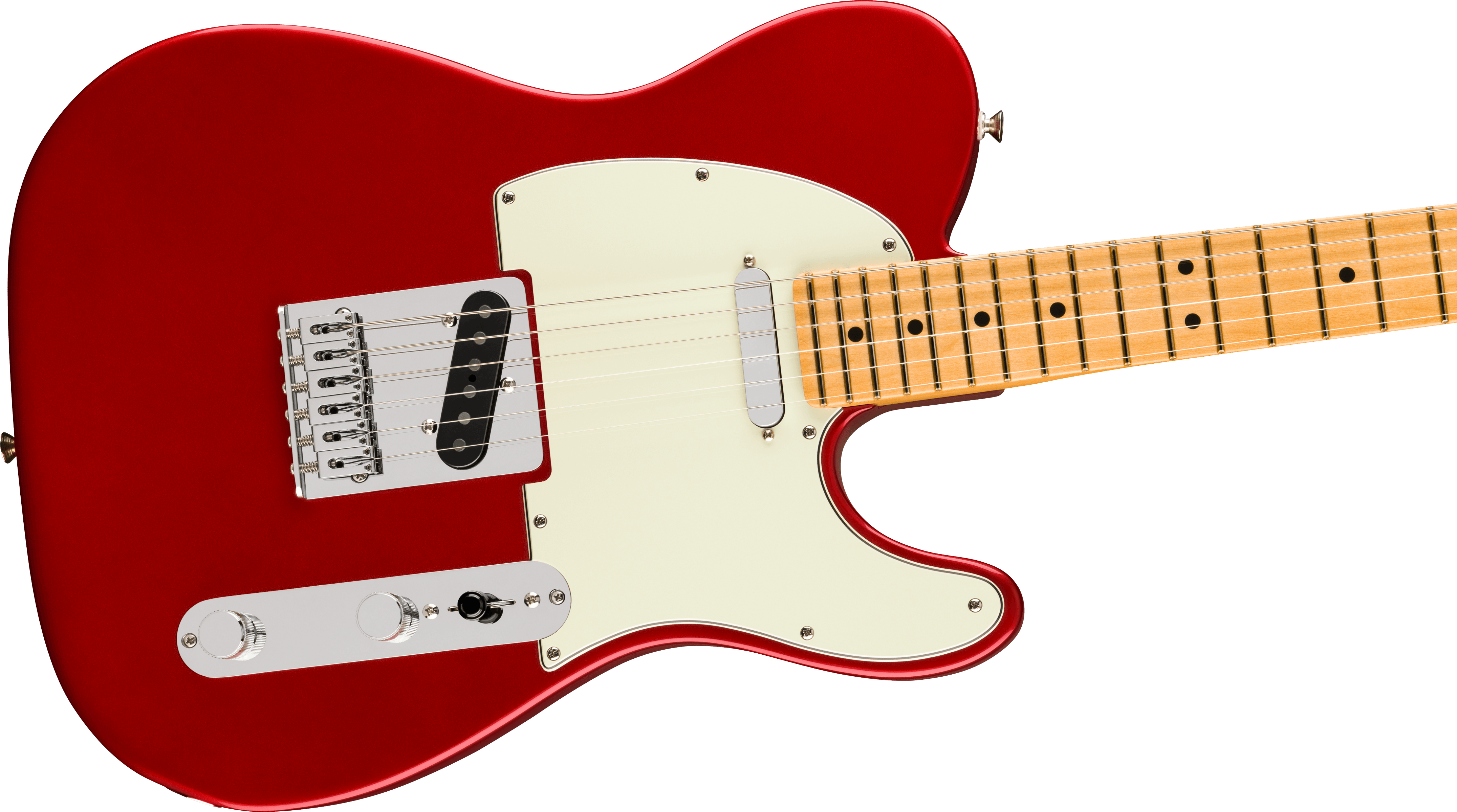 Fender® 75th Anniversary Player II Telecaster®, Maple Fingerboard, Candy Apple Red