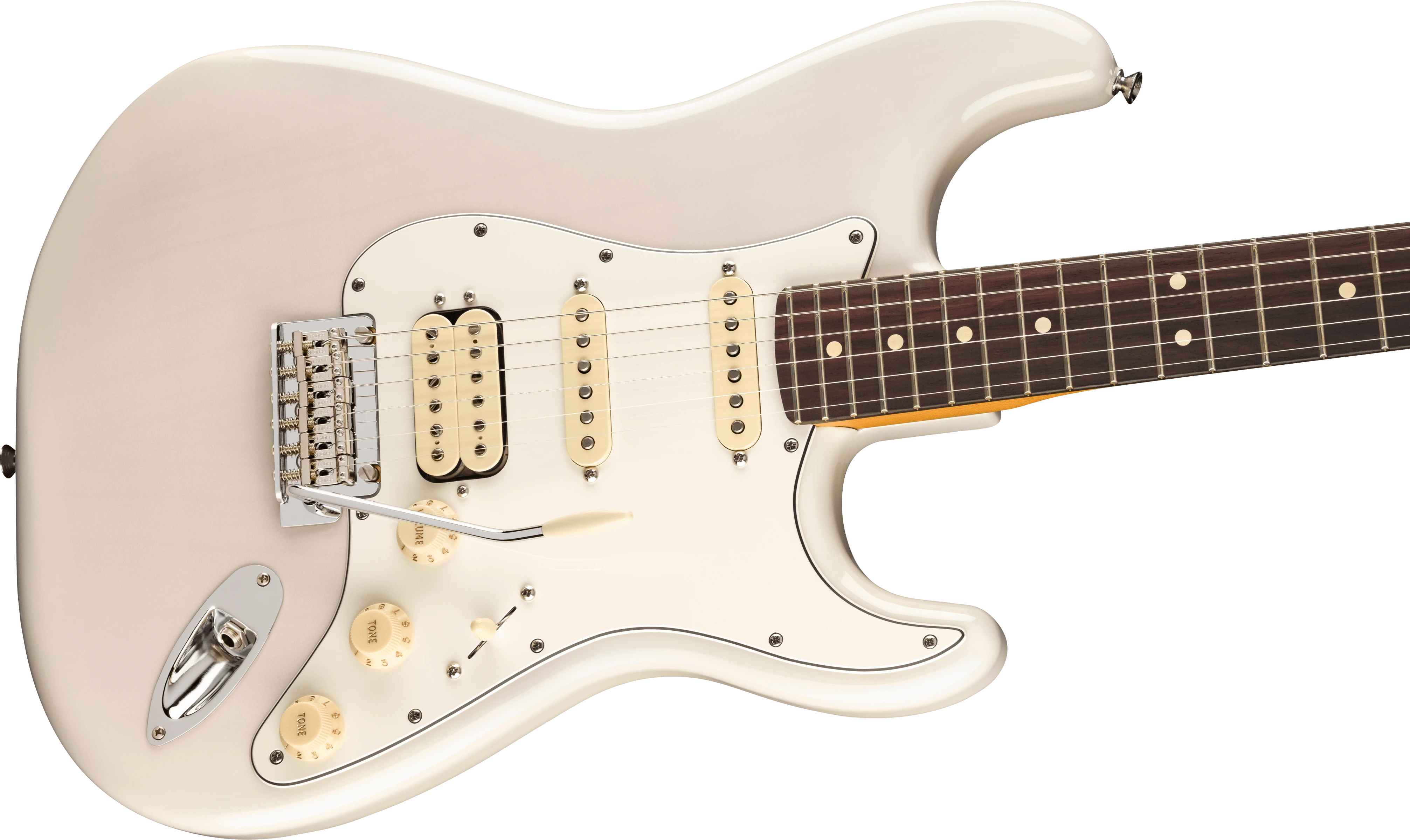 Fender® Player II Stratocaster® HSS, Rosewood Fingerboard, White Blonde