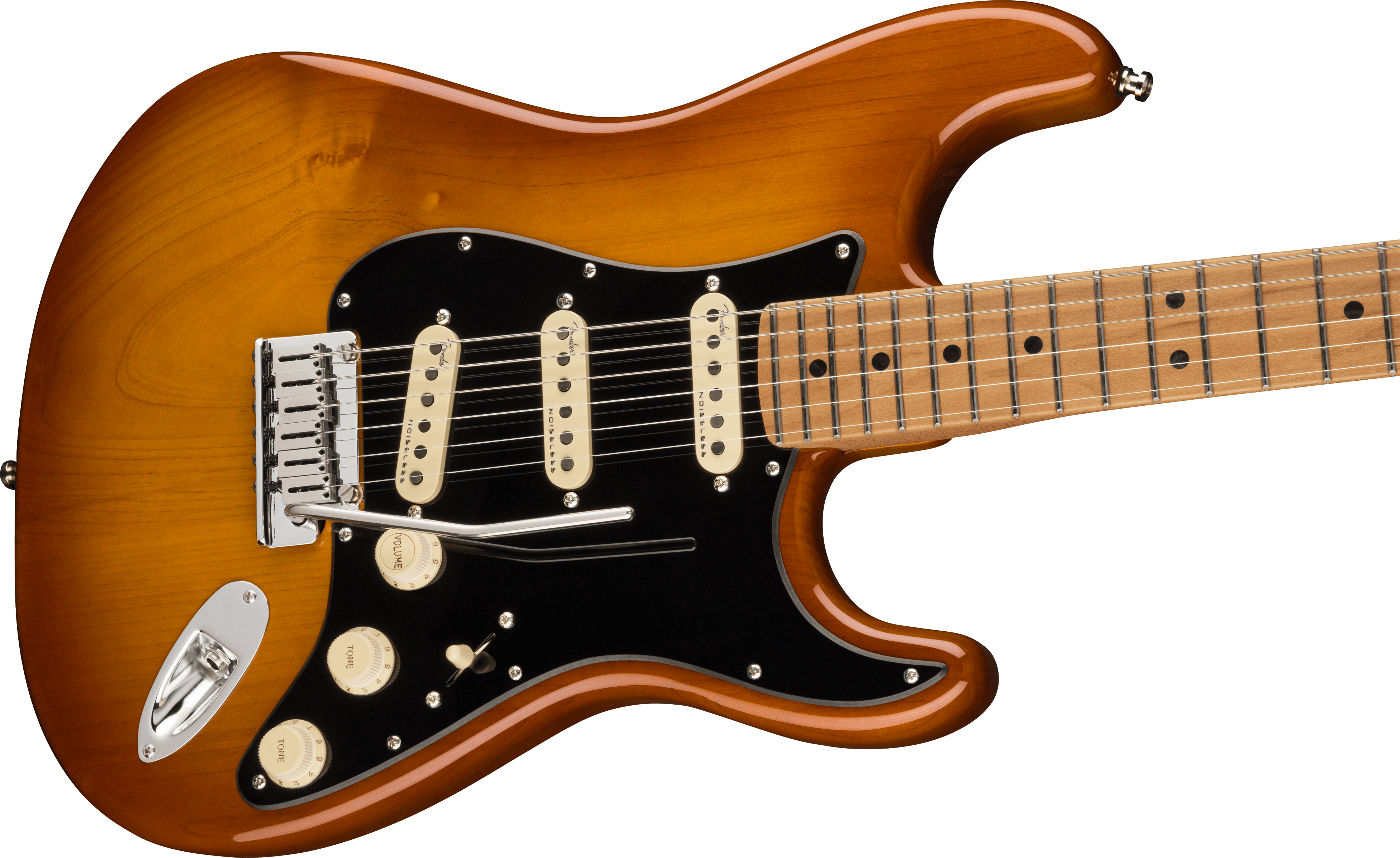 Fender® Limited Edition American Ultra Stratocaster®, Roasted Maple Fingerboard, Honey Burst
