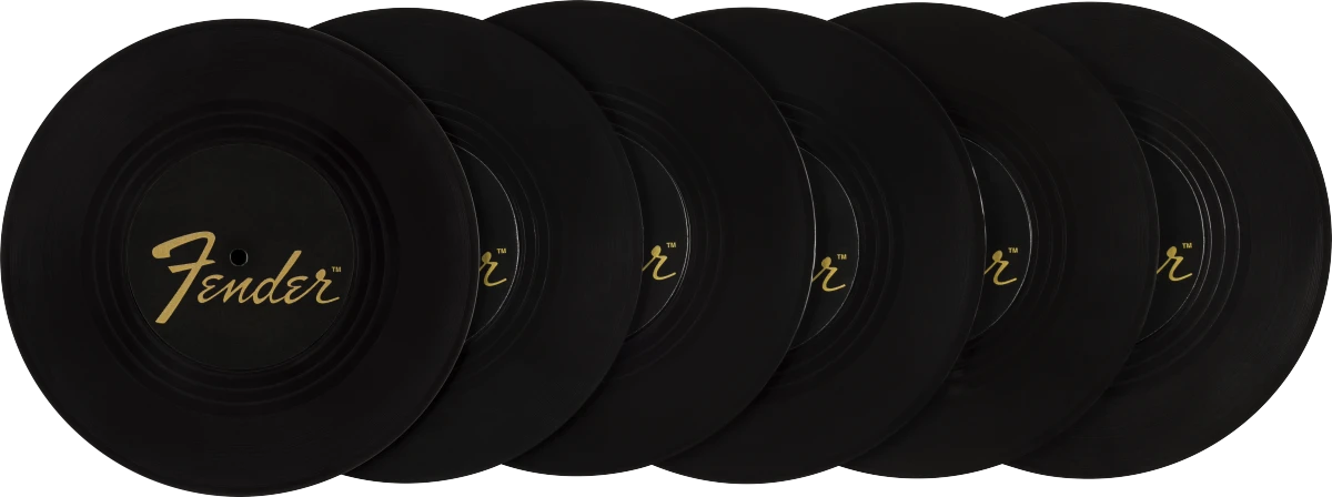 Fender® Sunburst Turntable Coaster Set
