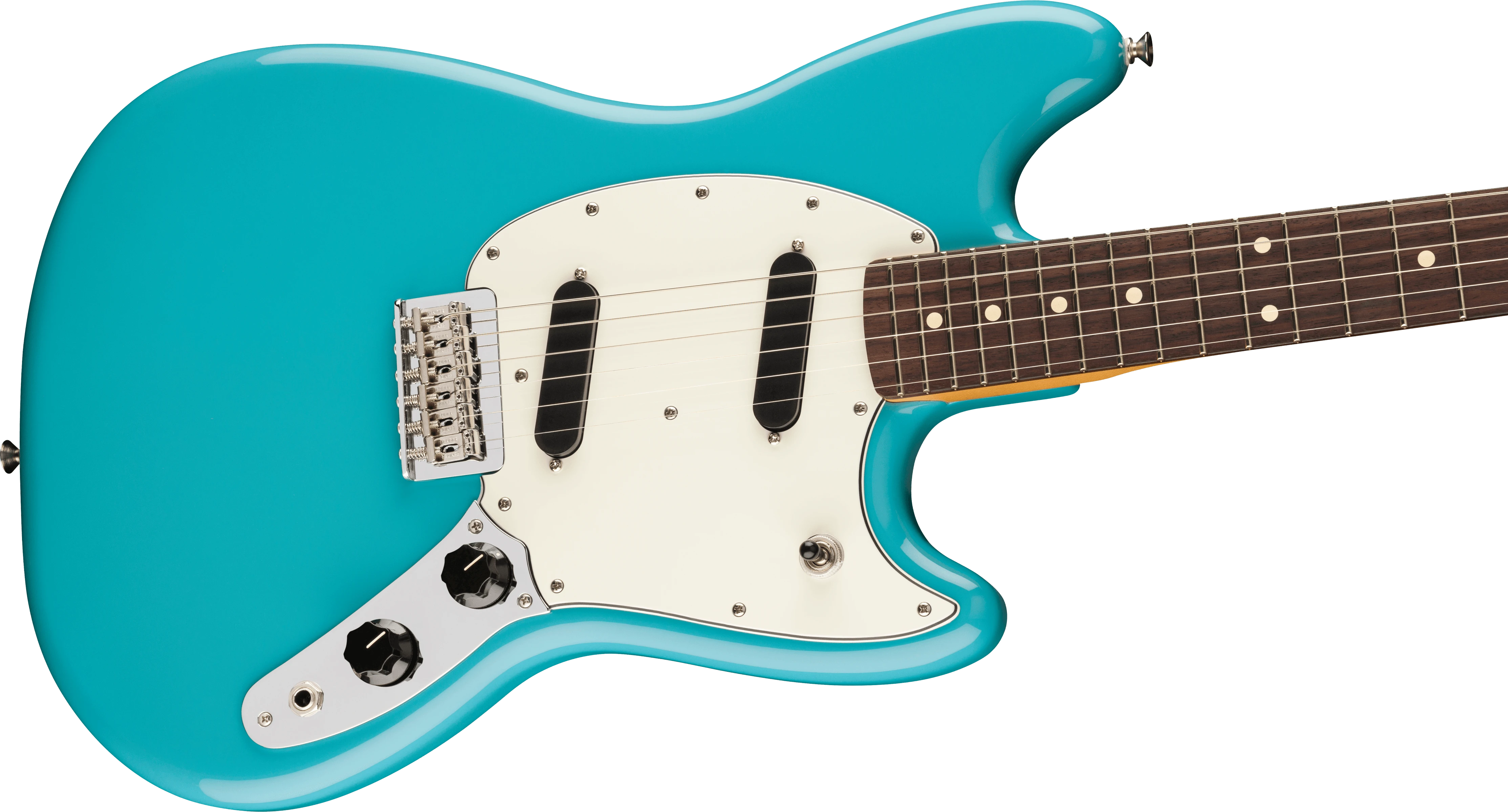Fender® Player II Mustang®, Rosewood Fingerboard, Aquatone Blue