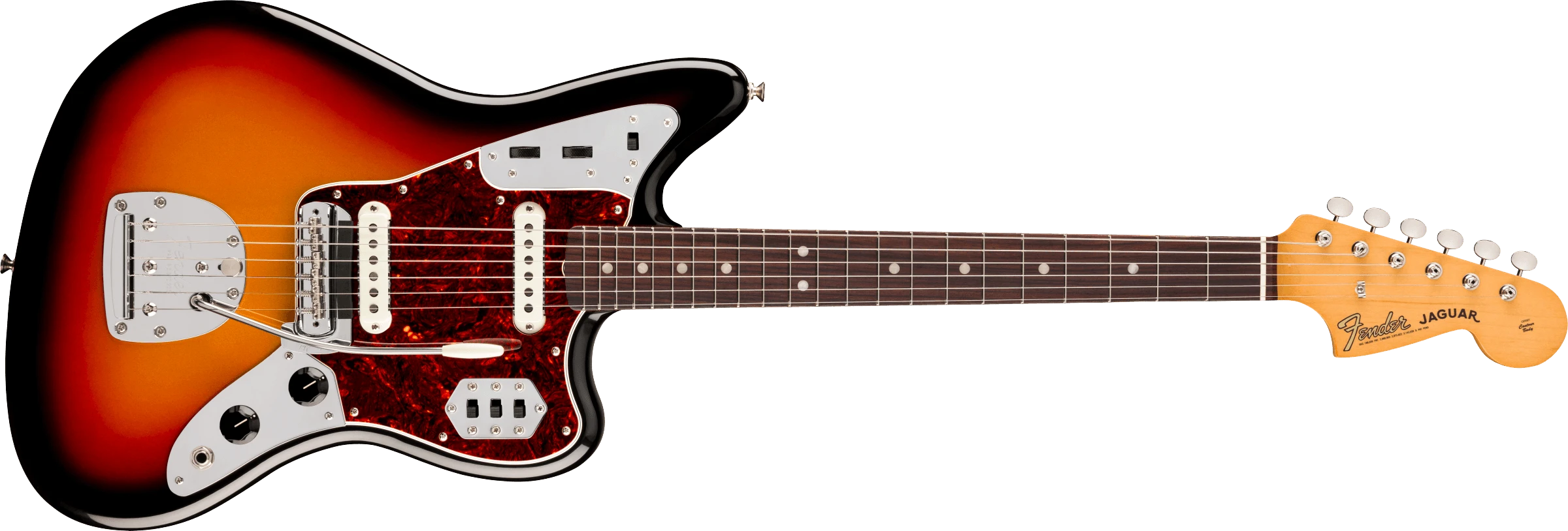 Fender® Vintera® III Mid '60s Jaguar®, Rosewood Fingerboard, 3-Color Sunburst