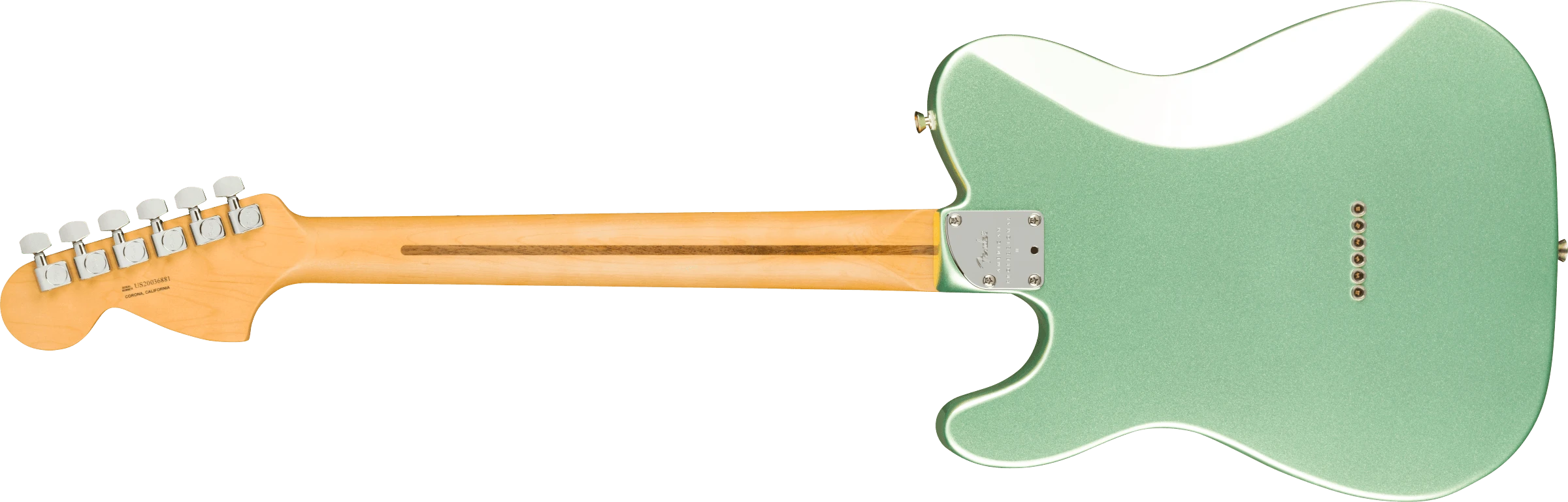 Fender® American Professional II Telecaster® Deluxe, Maple Fingerboard, Mystic Surf Green
