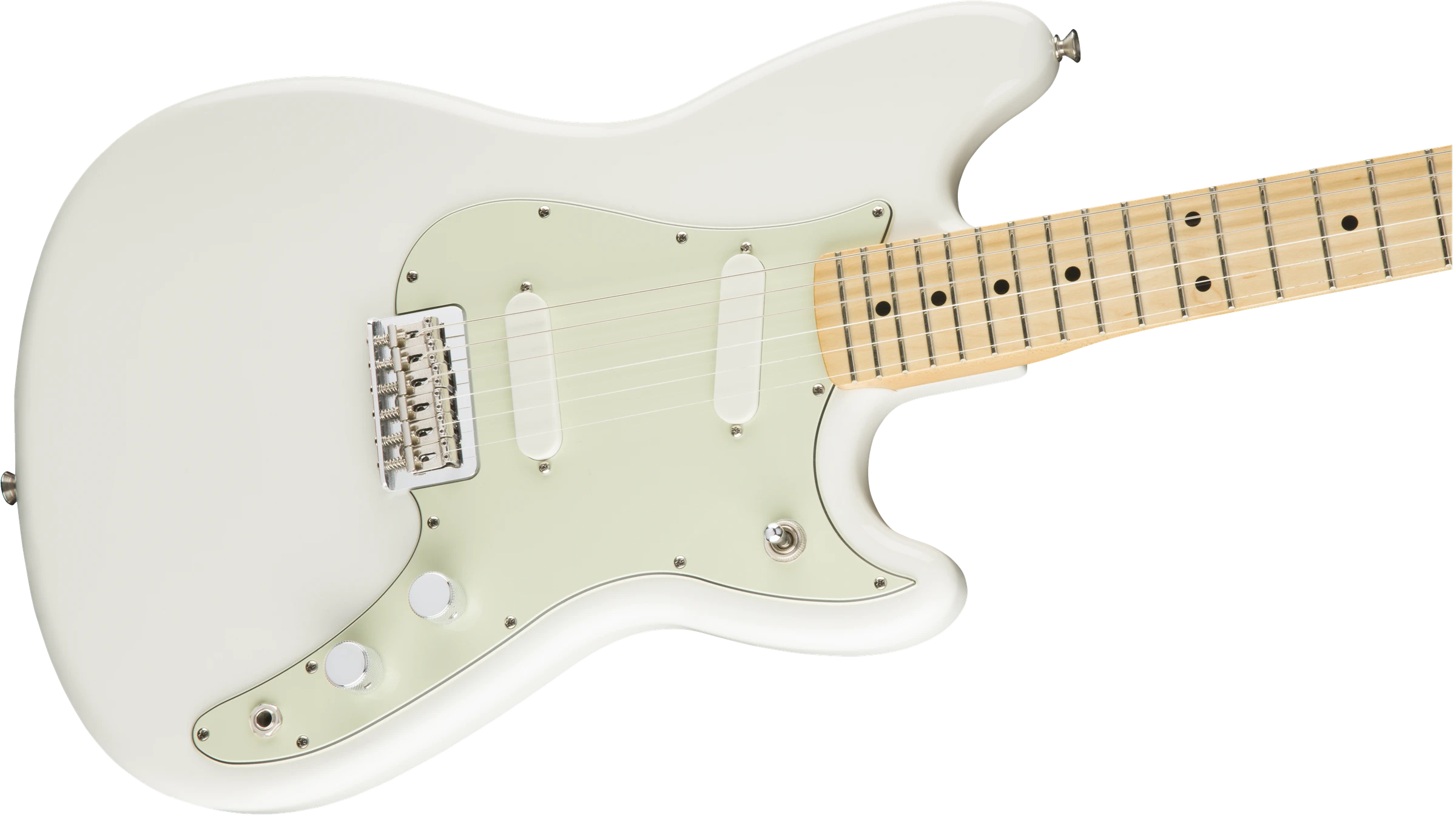 Fender® Duo-Sonic, Maple Fingerboard, Arctic White
