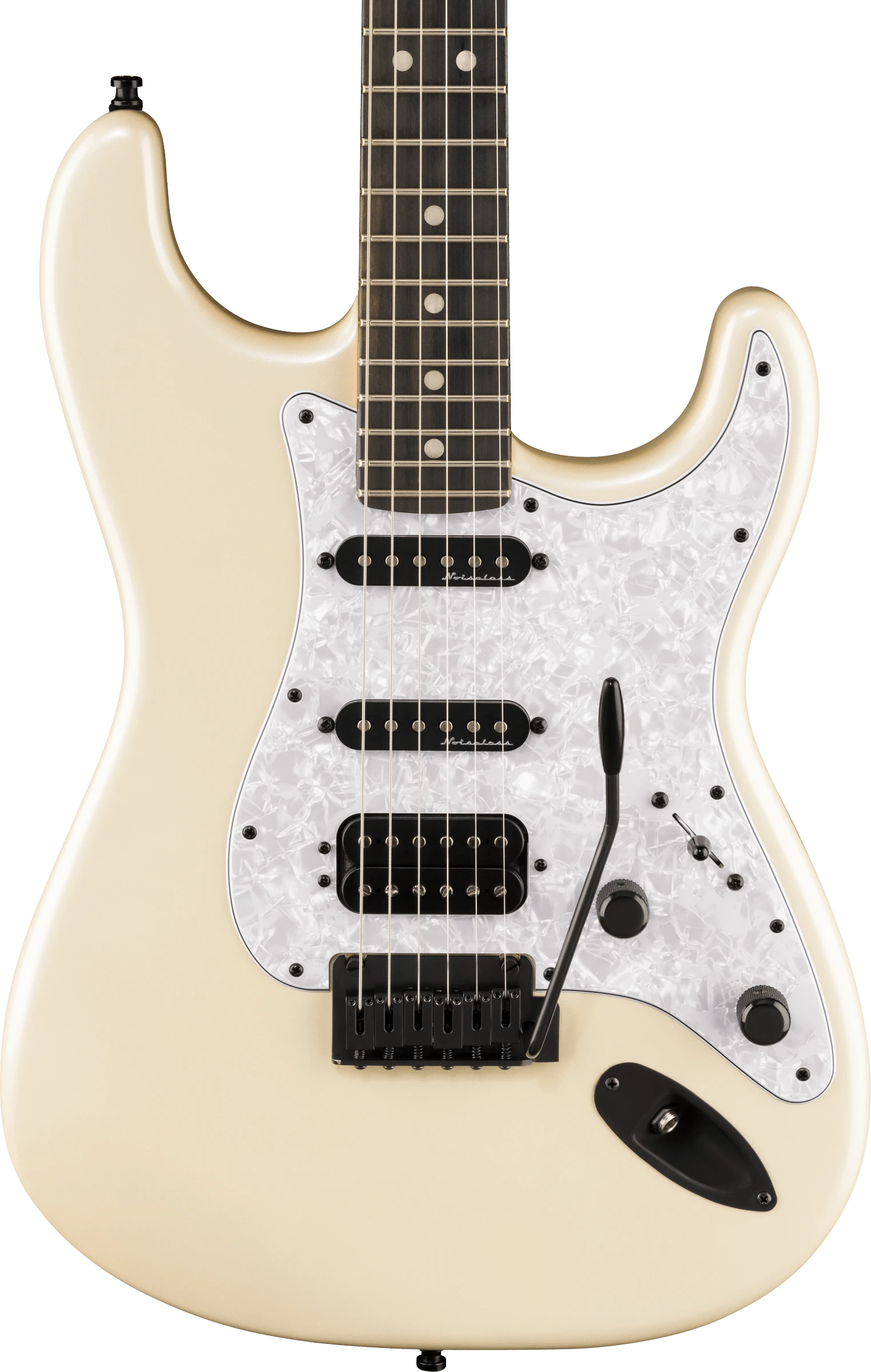 Fender® Limited Edition Player Fusion Stratocaster® HSS, Ebony Fingerboard, Olympic Pearl