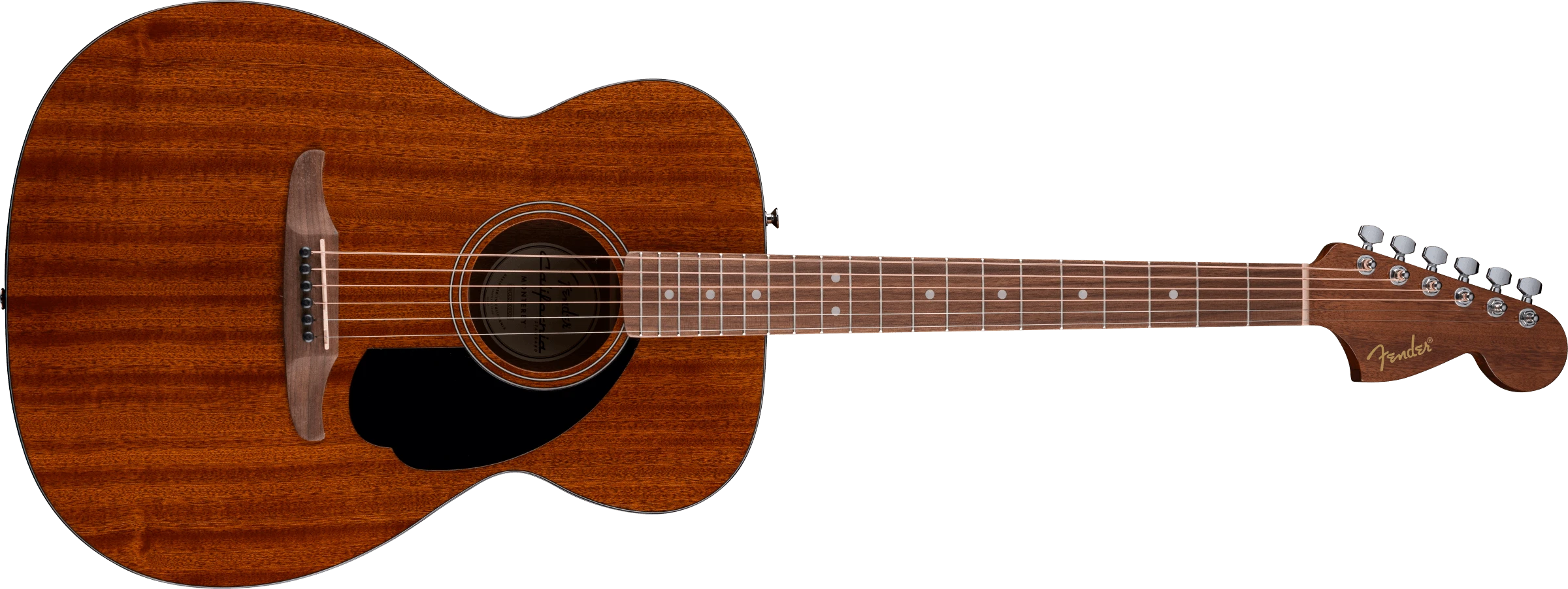 Fender® California Standard Monterey™, Sapele Top, Black Pickguard, Natural Sapele