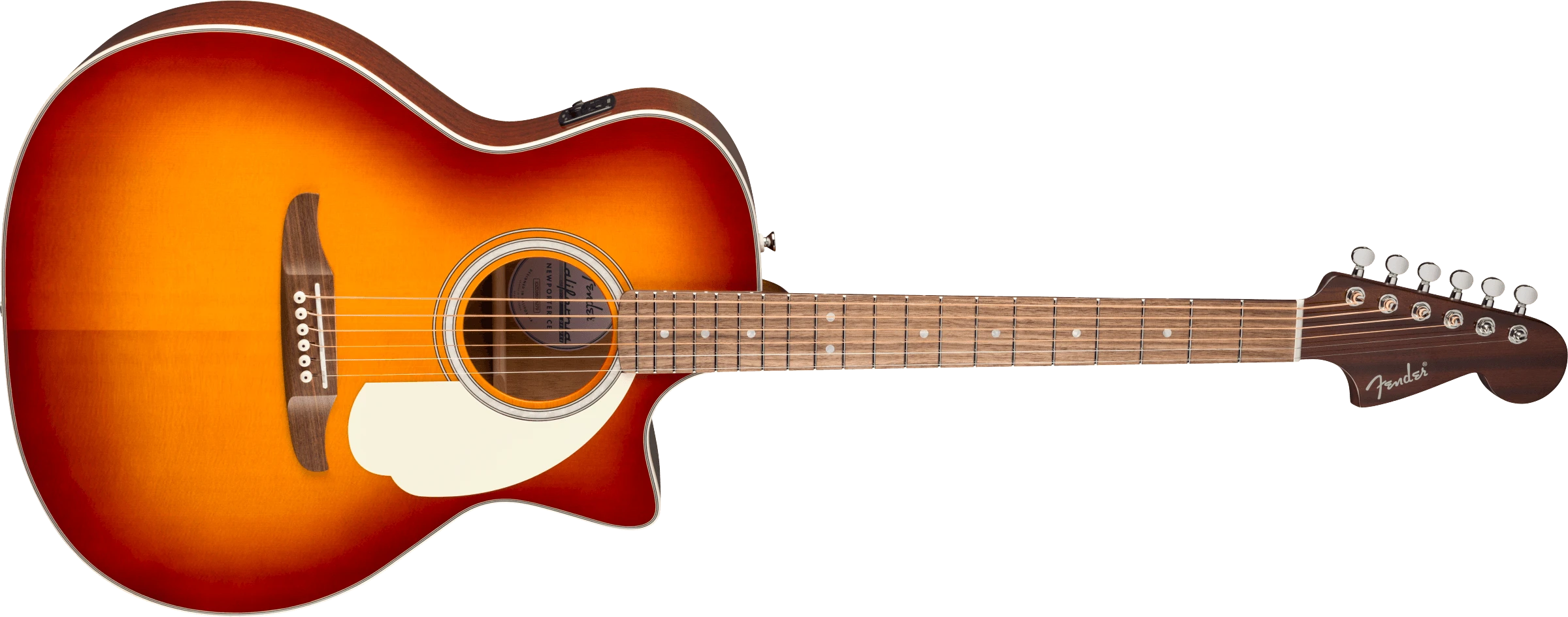 Fender® California Deluxe Newporter™ CE, Walnut Fingerboard, Sienna Sunburst