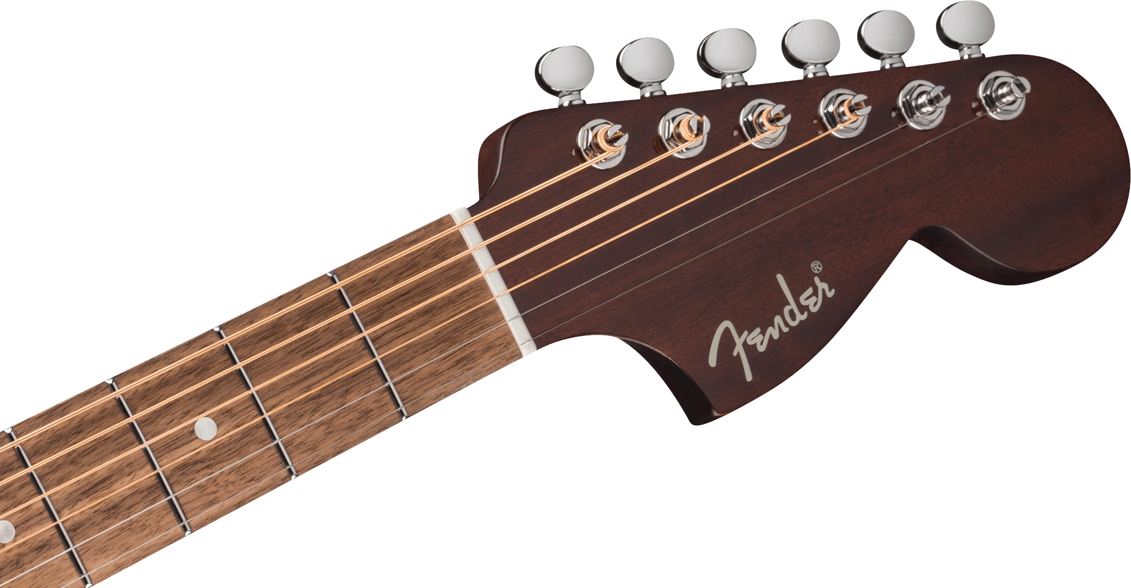 Fender® California Deluxe Monterey™ E, Ivory Pickguard, Black