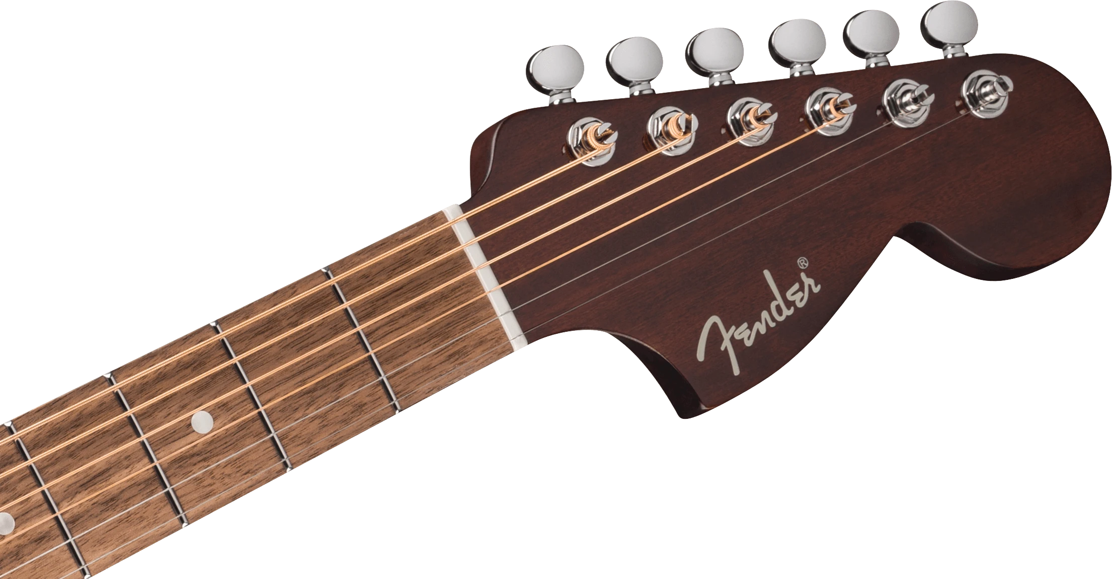 Fender® California Deluxe Monterey™ E, Ivory Pickguard, Black