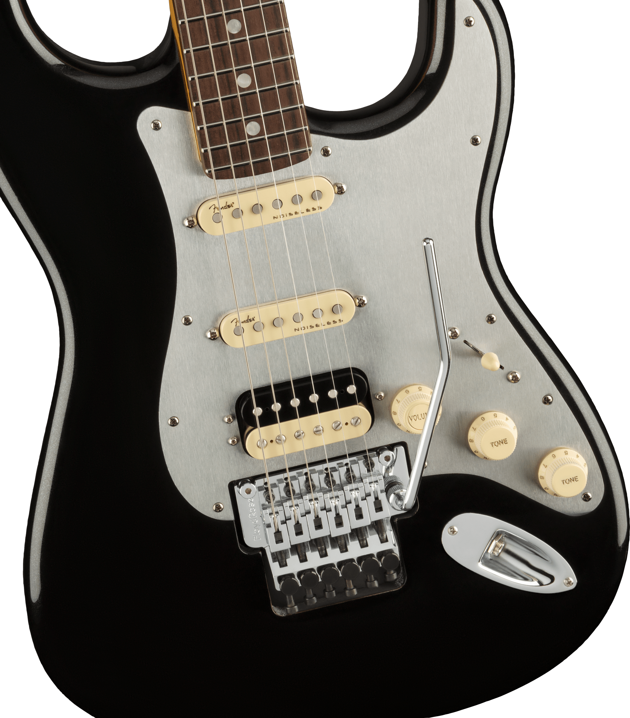 Fender® Ultra Luxe Stratocaster® Floyd Rose® HSS, Rosewood Fingerboard, Mystic Black