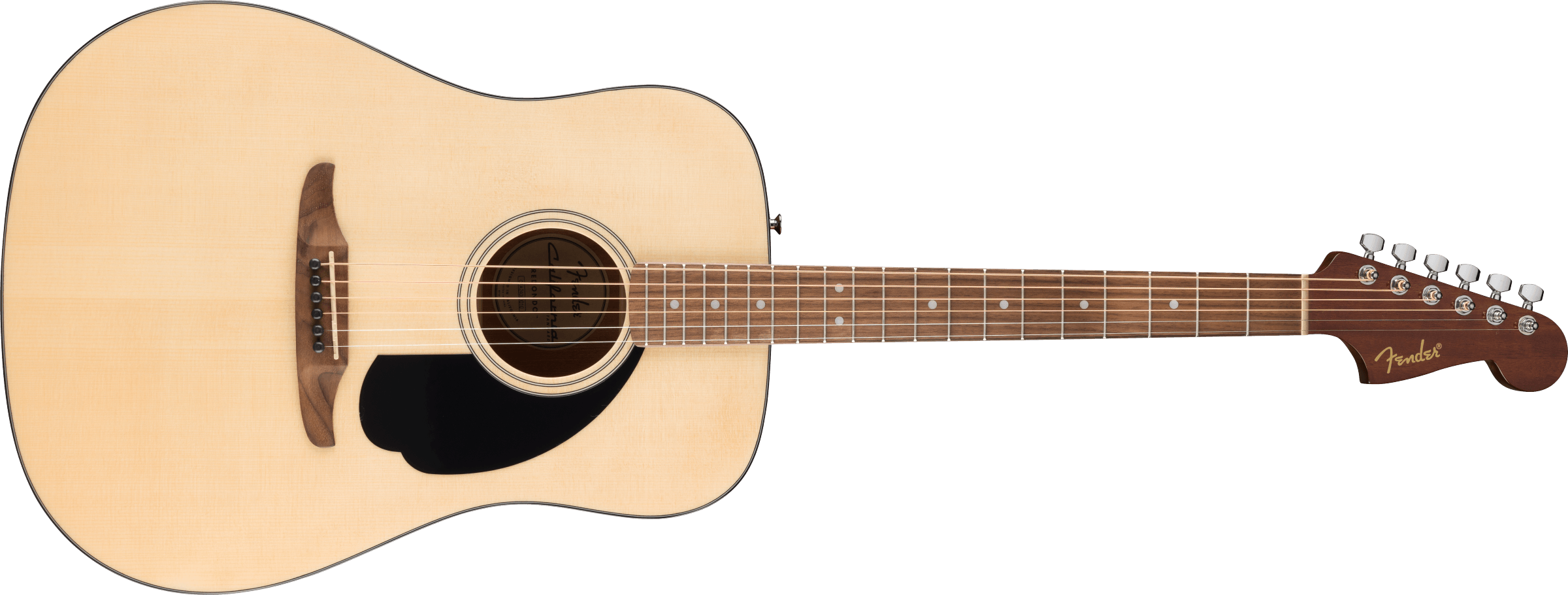 Fender® California Standard Redondo™ Pack, Spruce Top, Black Pickguard, Natural