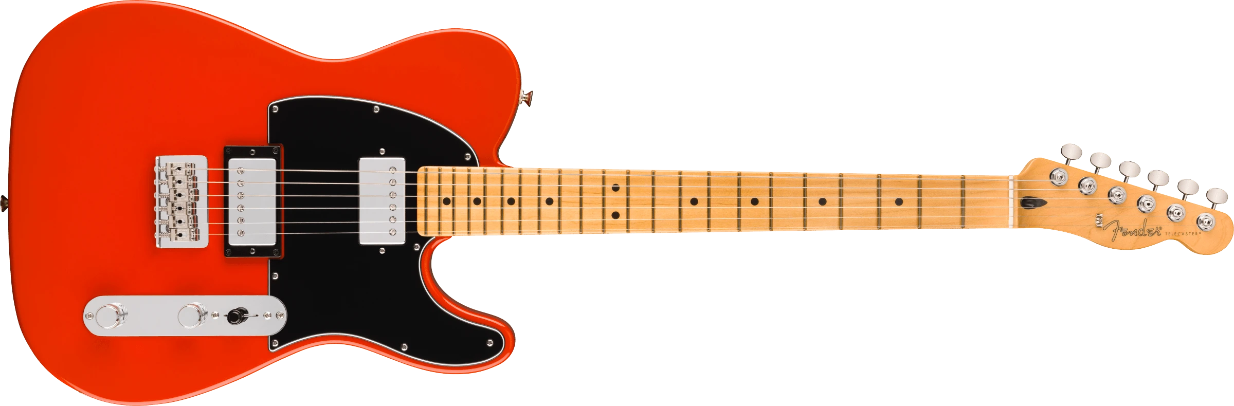 Fender® Player II Telecaster® HH, Maple Fingerboard, Coral Red