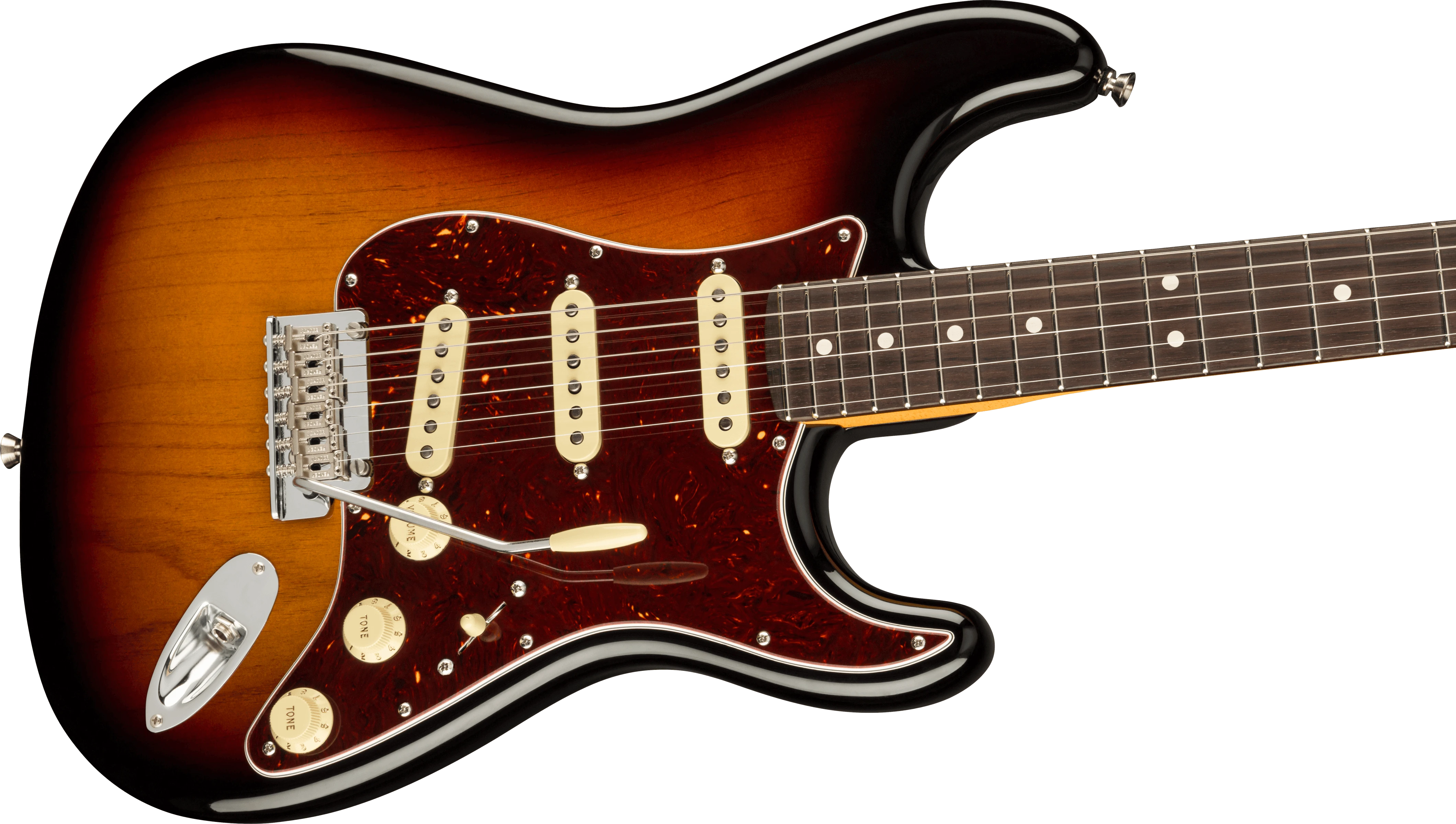 Fender® American Professional II Stratocaster®, Rosewood Fingerboard, 3-Color Sunburst