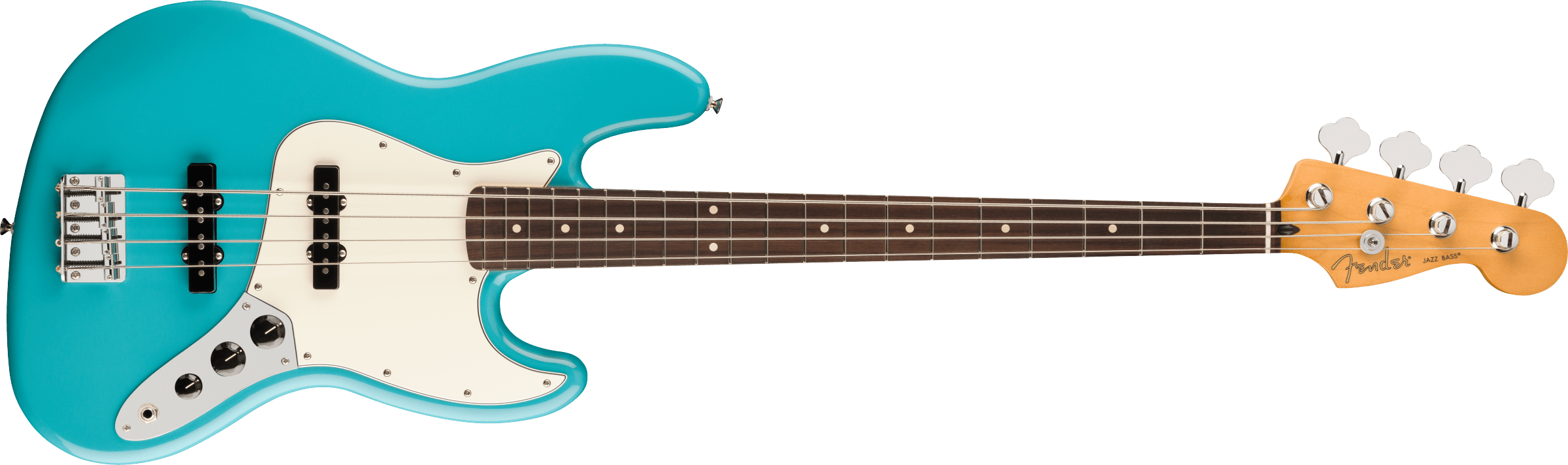 Fender® Player II Jazz Bass®, Rosewood Fingerboard, Aquatone Blue
