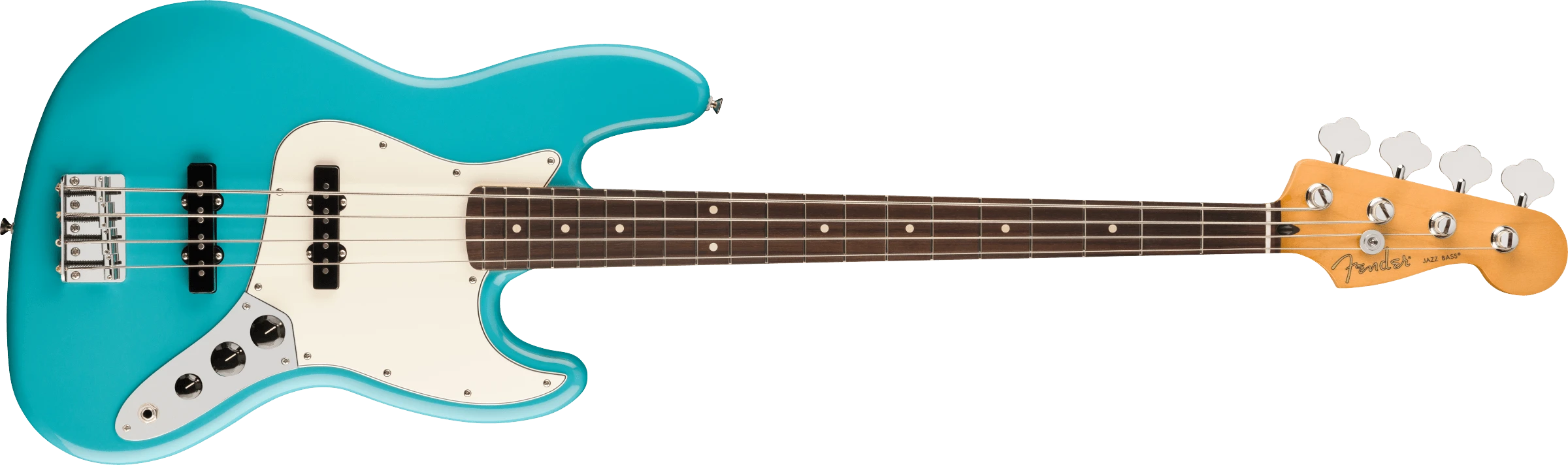 Fender® Player II Jazz Bass®, Rosewood Fingerboard, Aquatone Blue