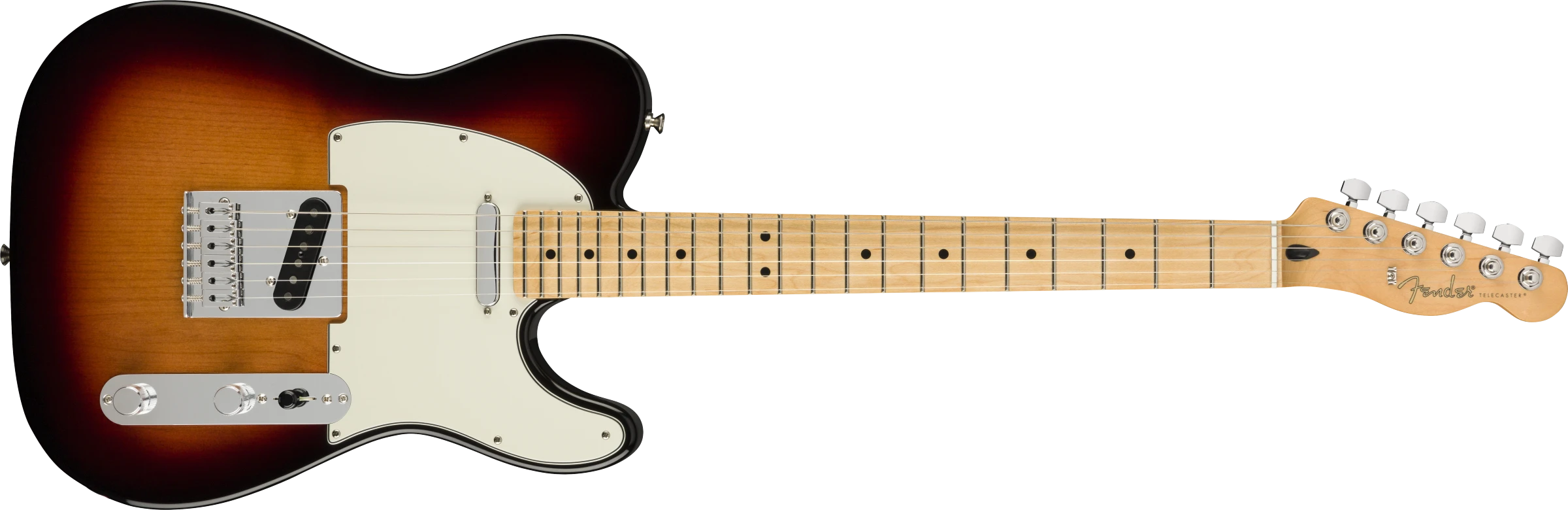 Fender® Player Telecaster®, Maple Fingerboard, 3-Color Sunburst