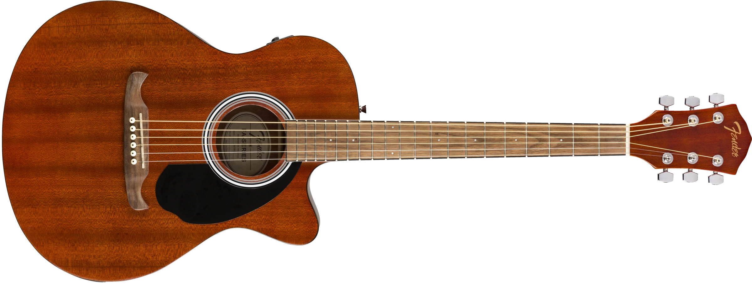 Fender® FA-135CE Concert All-Mahogany, Walnut Fingerboard, Natural