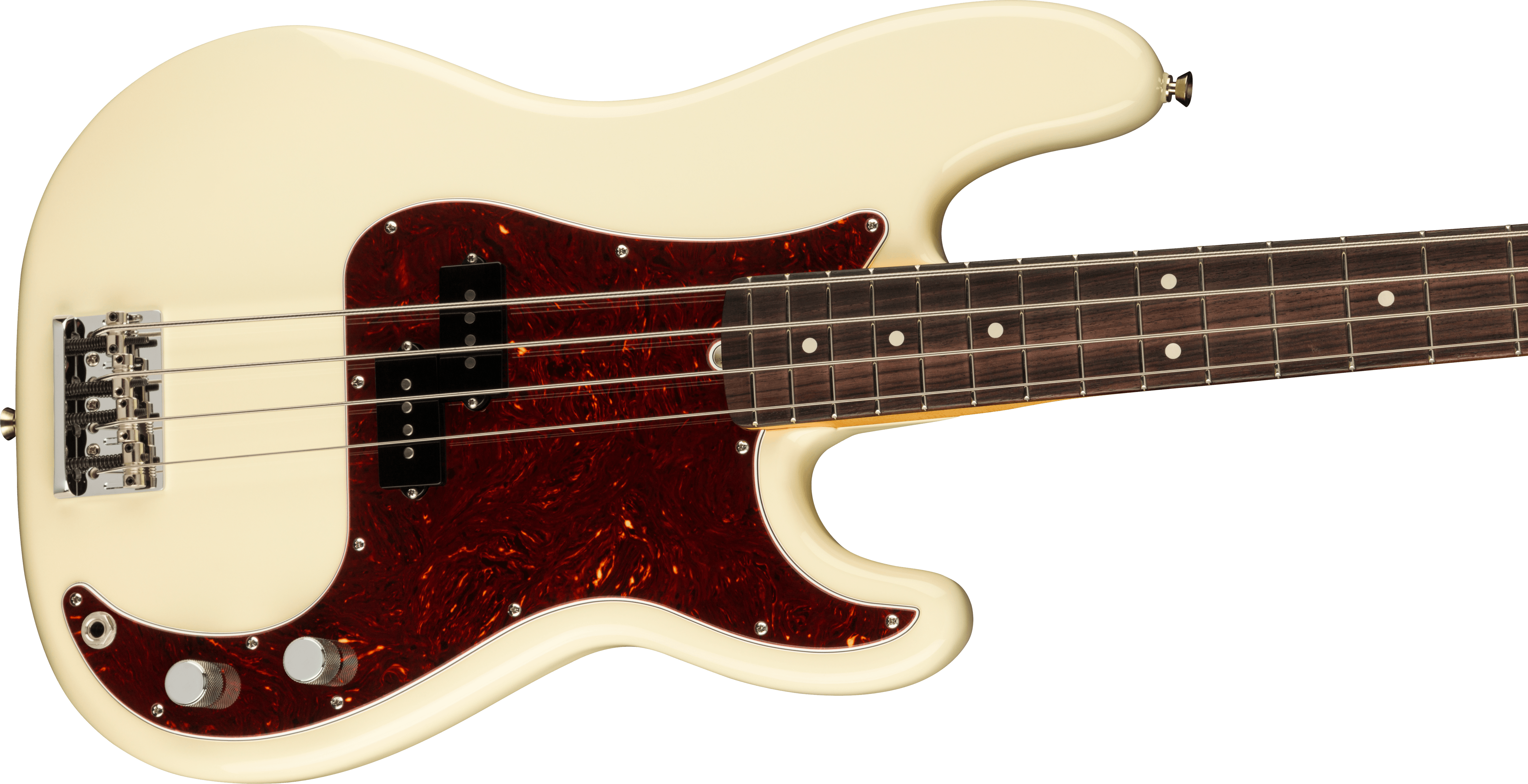 Fender® American Professional II Precision Bass®, Rosewood Fingerboard, Olympic White