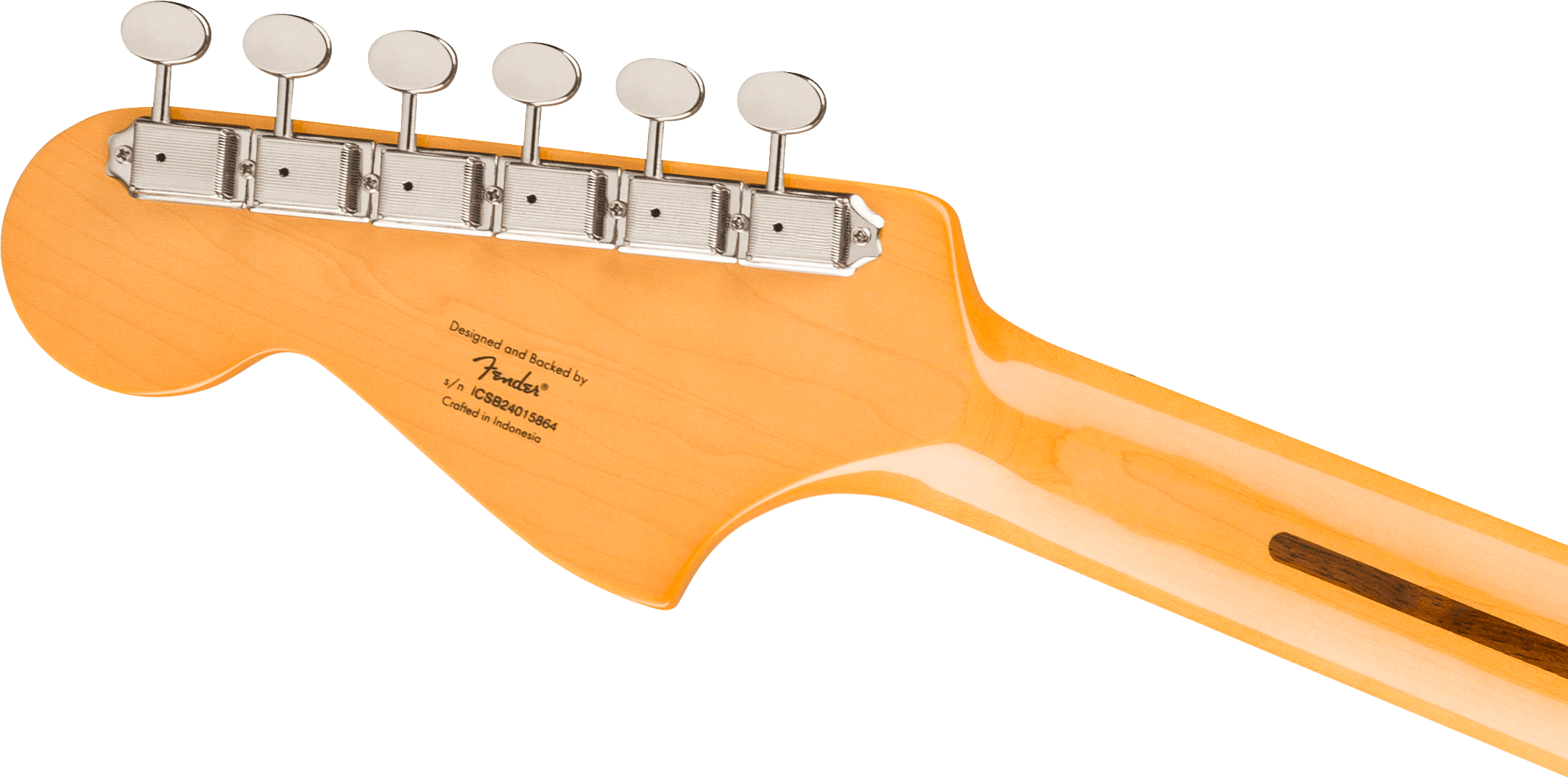Squier® FSR Classic Vibe™ Bass VI, Laurel Fingerboard, Mint Pickguard, Matching Headstock, Tahitian Coral